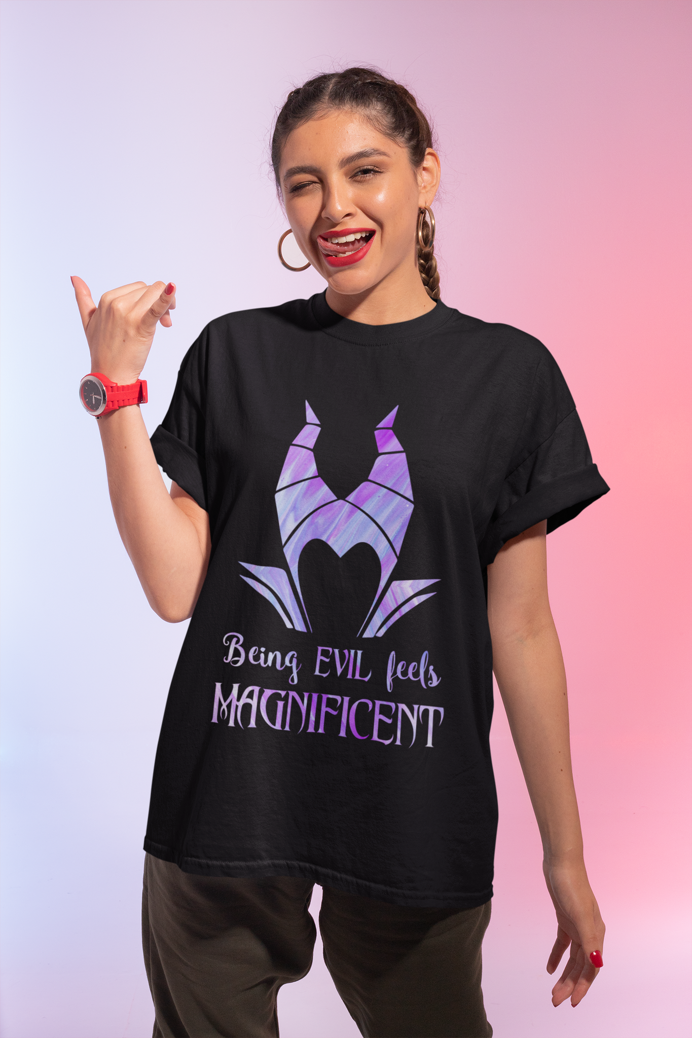 Disney Maleficent T Shirt, Disney Villains T Shirt, Being Evil Feels Magnificent Tshirt