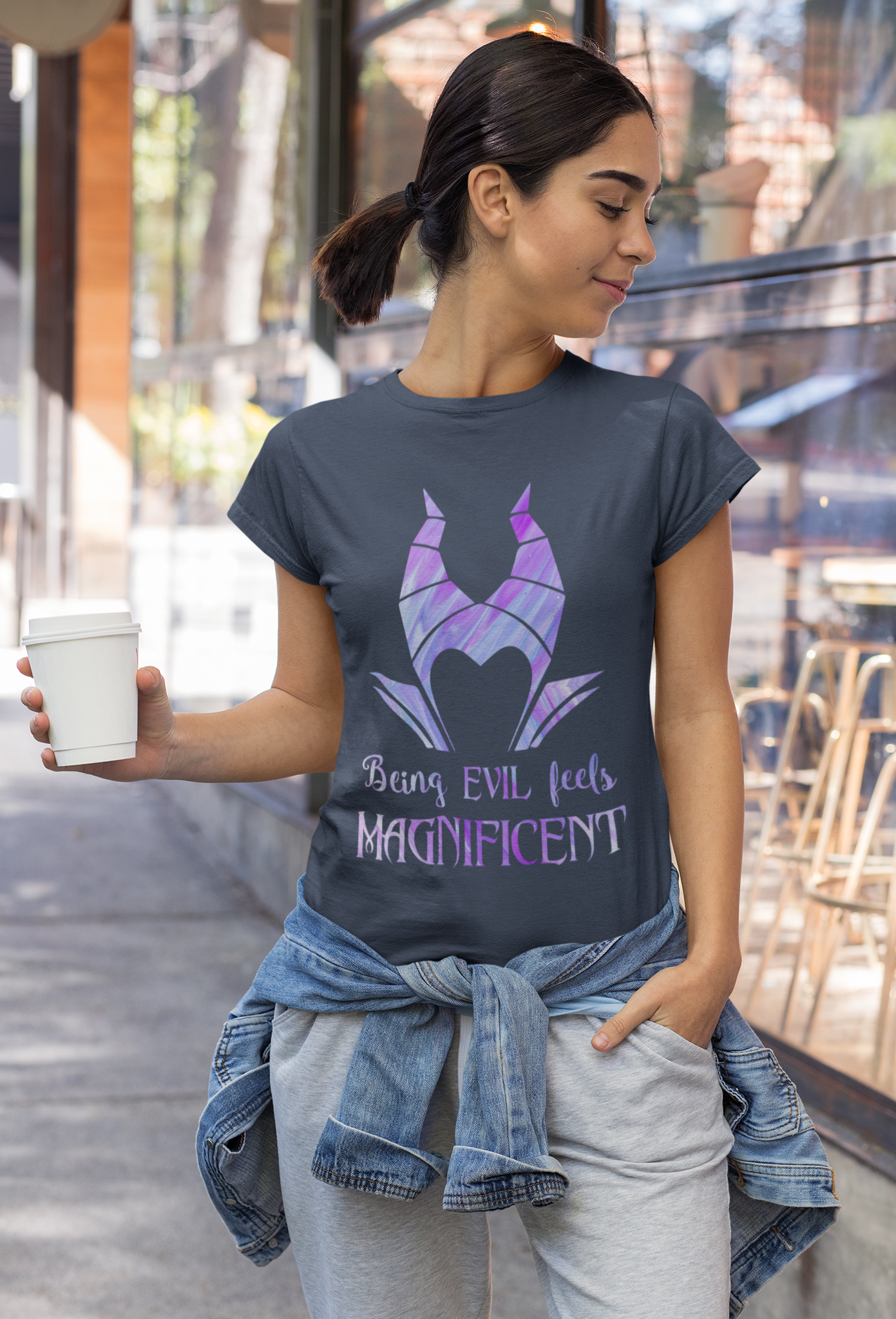 Disney Maleficent T Shirt, Being Evil Feels Magnificent Tshirt, Disney Villains Shirt