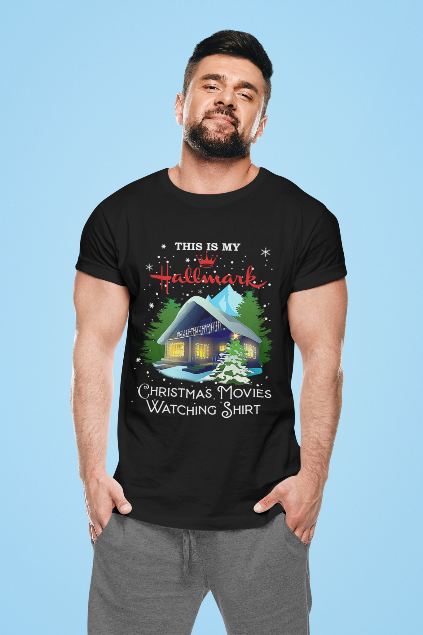 Hallmark Christmas Tshirt, This Is My Hallmark Christmas Movies Watching Shirt, Christmas Gifts