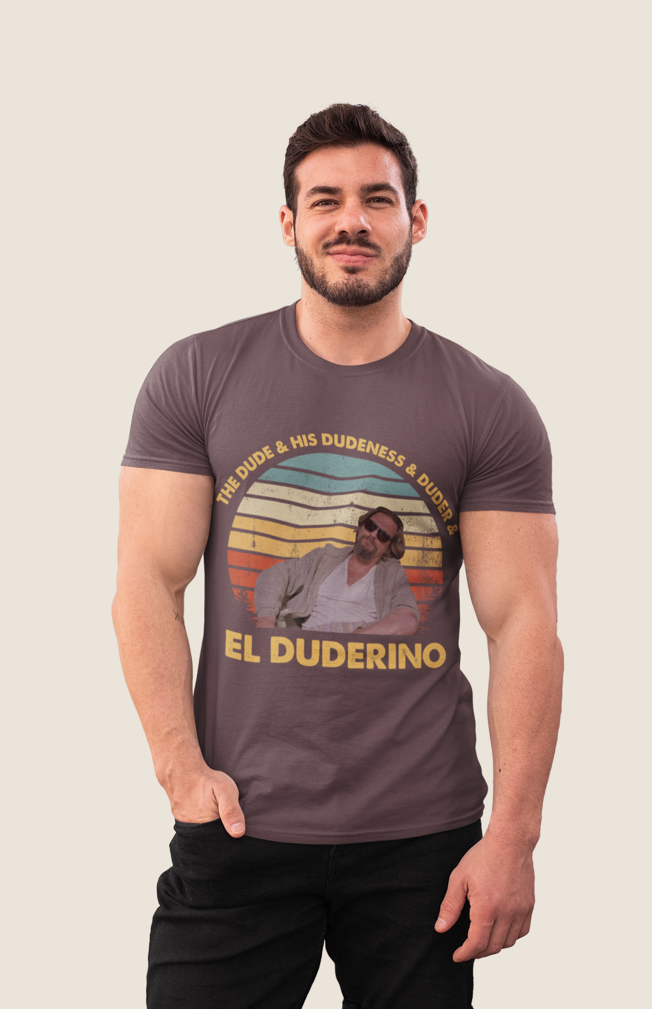 The Big Lebowski Vintage T Shirt, The Dude And His Dudeness And Duder And El Duderino Tshirt, The Dude T Shirt