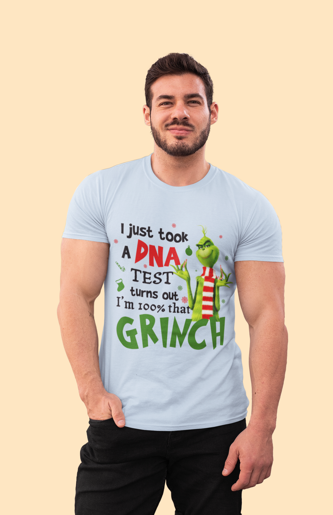 Grinch T Shirt, I Just Took A DNA Test Tshirt, Turn Out Im 100% That Grinch T Shirt, Christmas Movie Shirt, Christmas Gifts