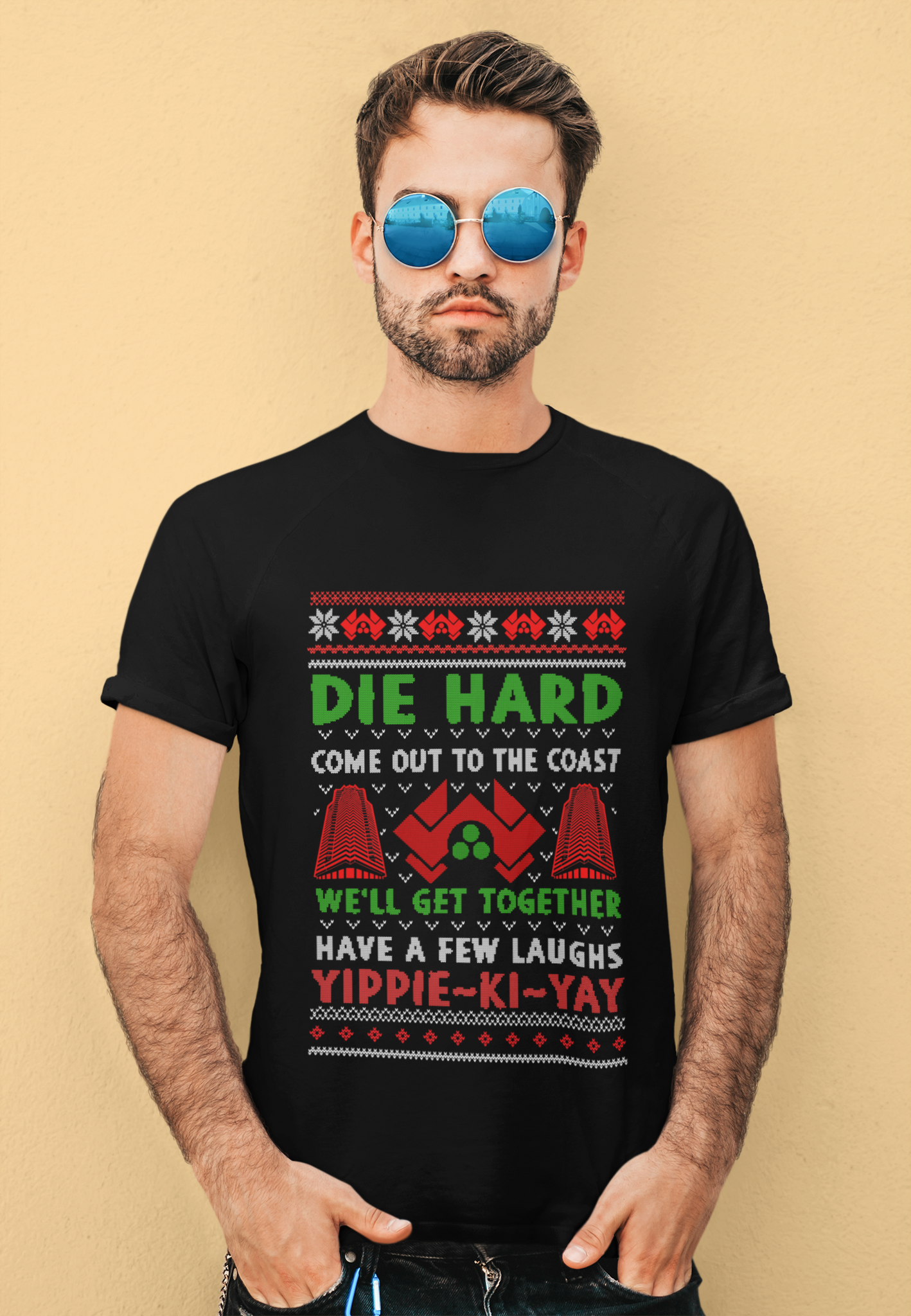 Die Hard Ugly Sweater Shirt, John McClane T Shirt, Come Out To The Coast Tshirt, Christmas Gifts