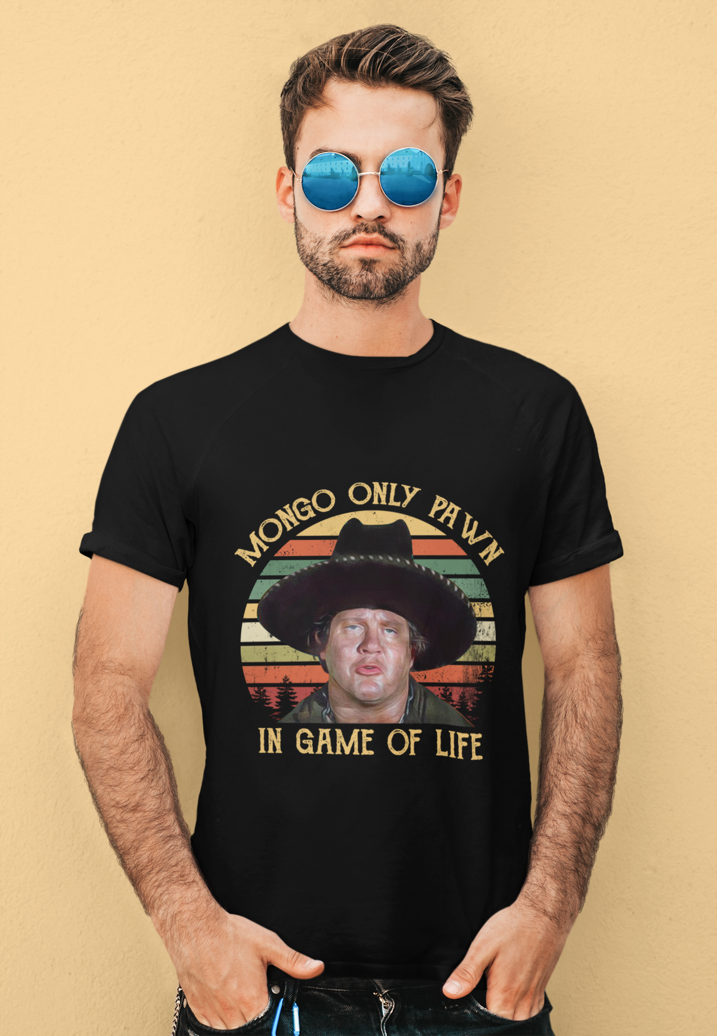 Blazing Saddles Vintage T Shirt, Mongo Only Pawn In Game Of Life T Shirt, Mongo Tshirt