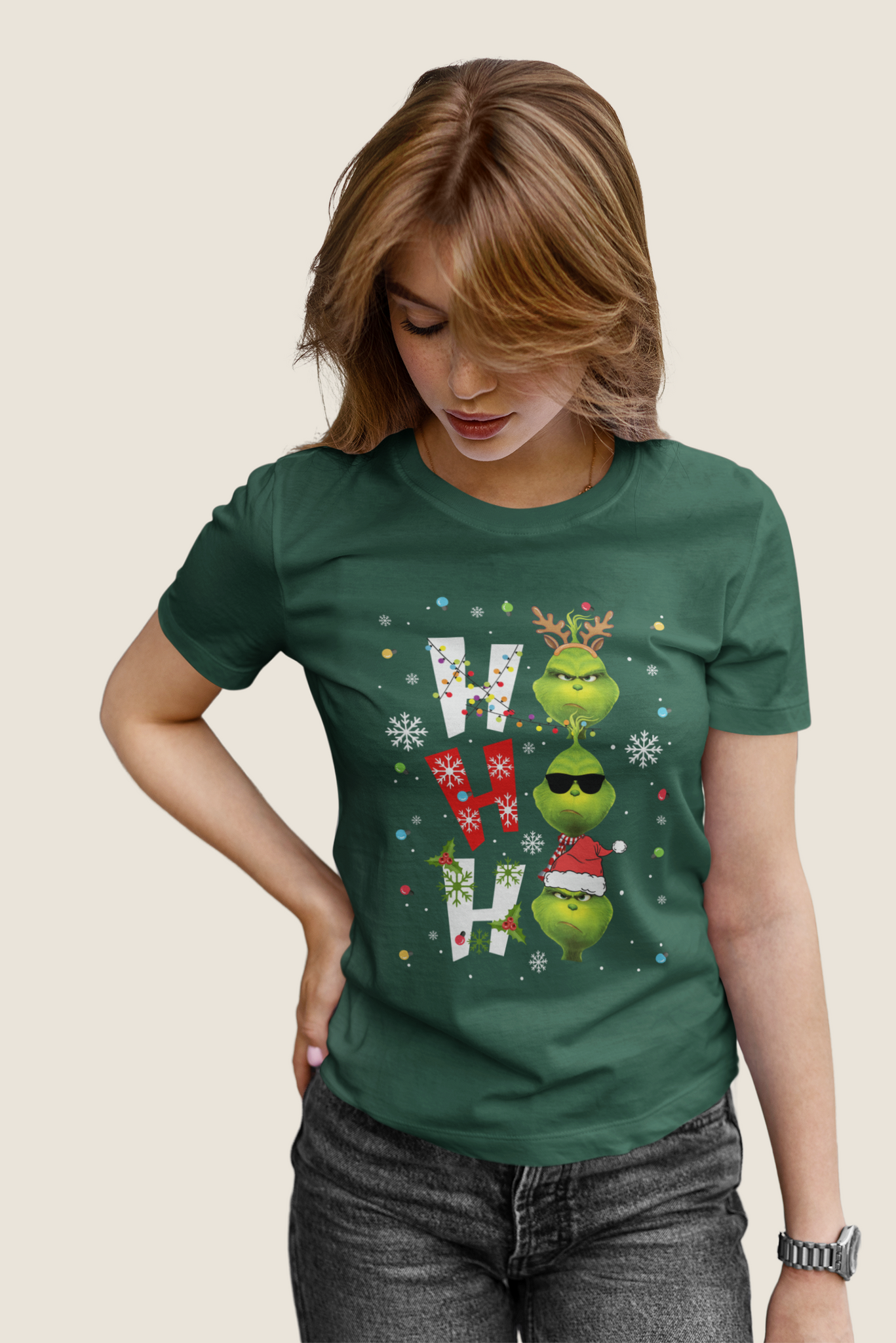 Grinch T Shirt, Ho Ho Ho Tshirt, Christmas Movie Shirt, Christmas Gifts