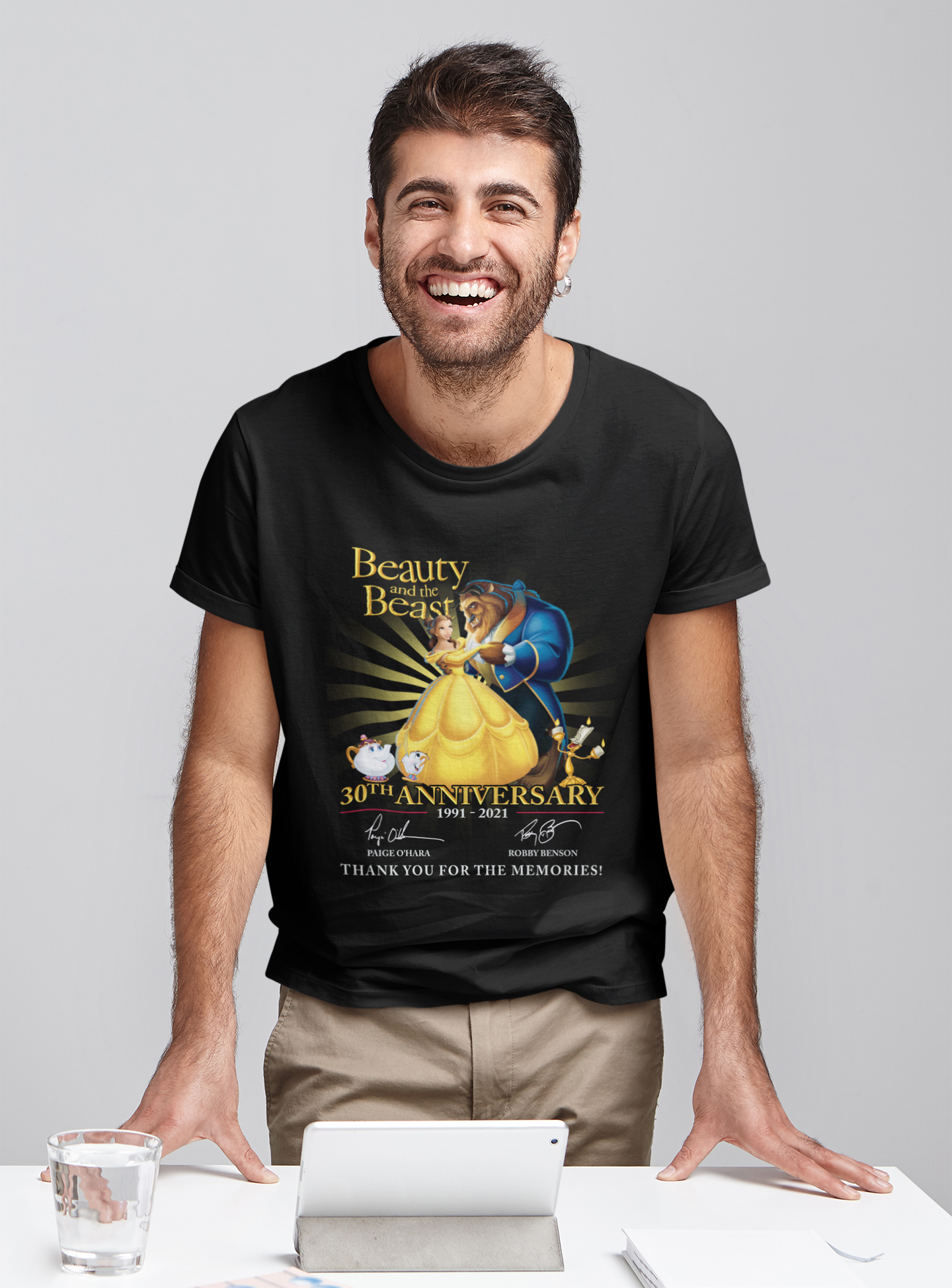 Disney Beauty And The Beast T Shirt, The Beast Belle T Shirt, Happy 30th Anniversary 1991 2021 Tshirt