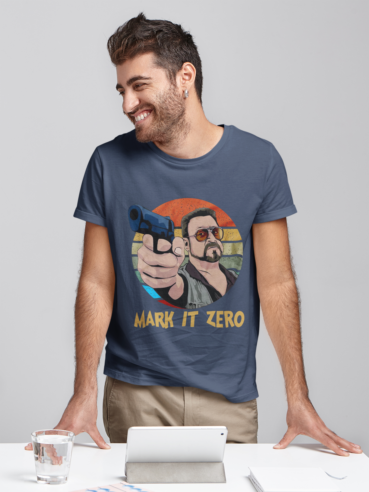 The Big Lebowski Vintage T Shirt, Mark It Zero Tshirt, Walter Sobchak T Shirt