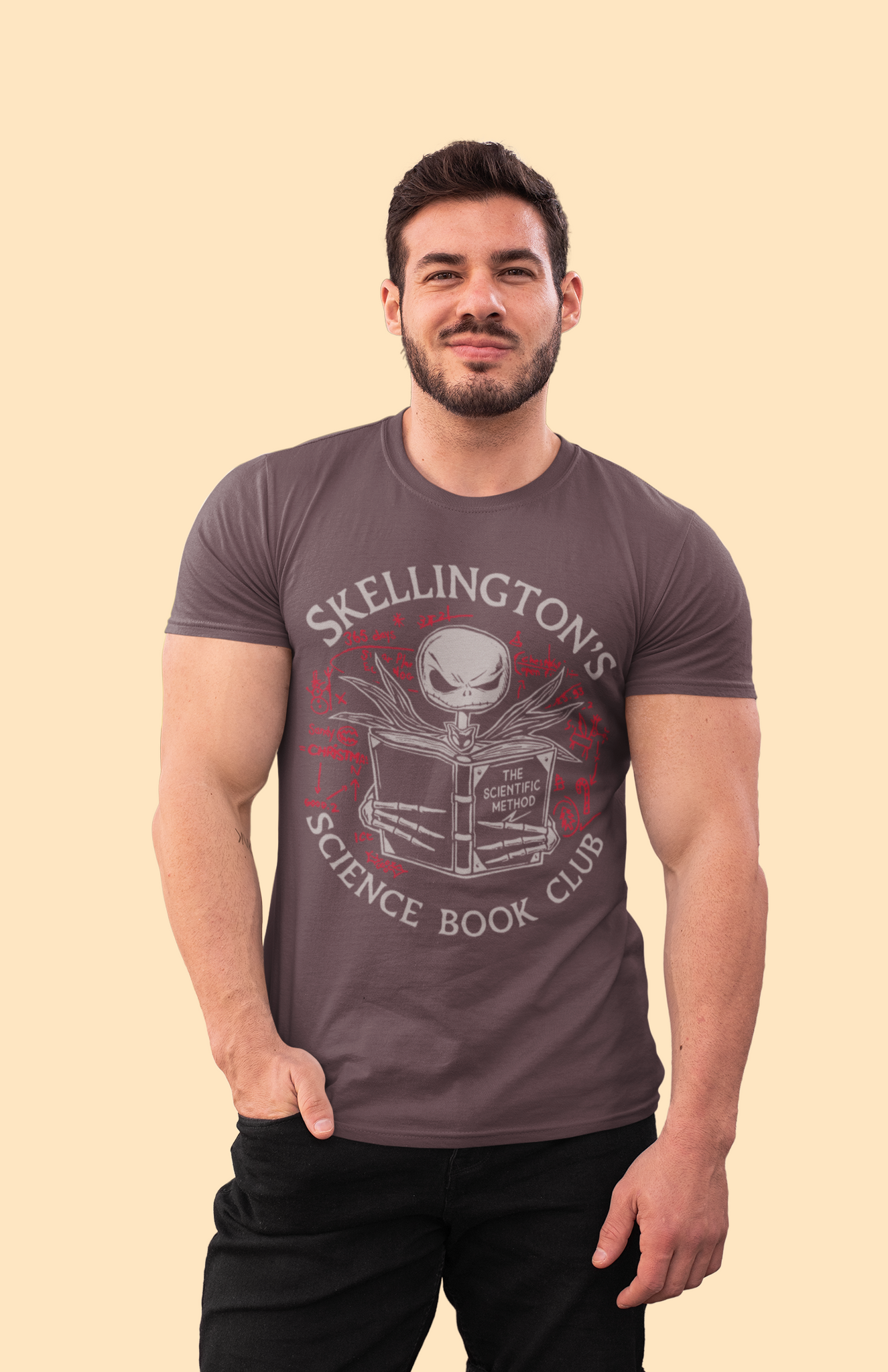 Nightmare Before Christmas T Shirt, Jack Skellington T Shirt, Skellingtons Science Book Club Tshirt, Halloween Gifts