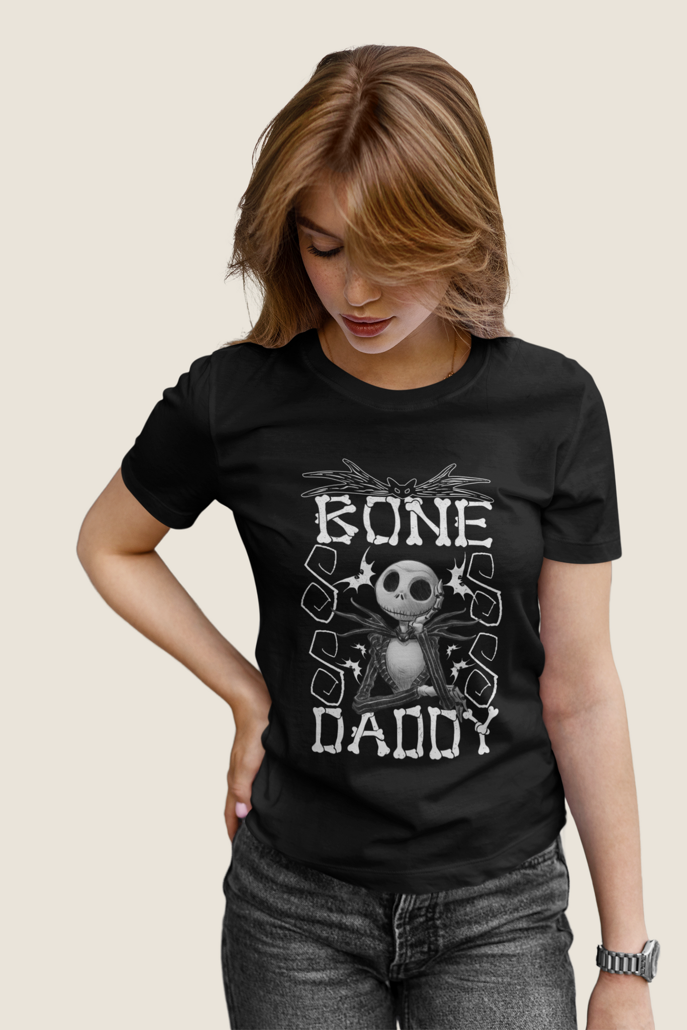 Nightmare Before Christmas T Shirt, Jack Skellington T Shirt, Bone Daddy Tshirt, Fathers Day Gifts