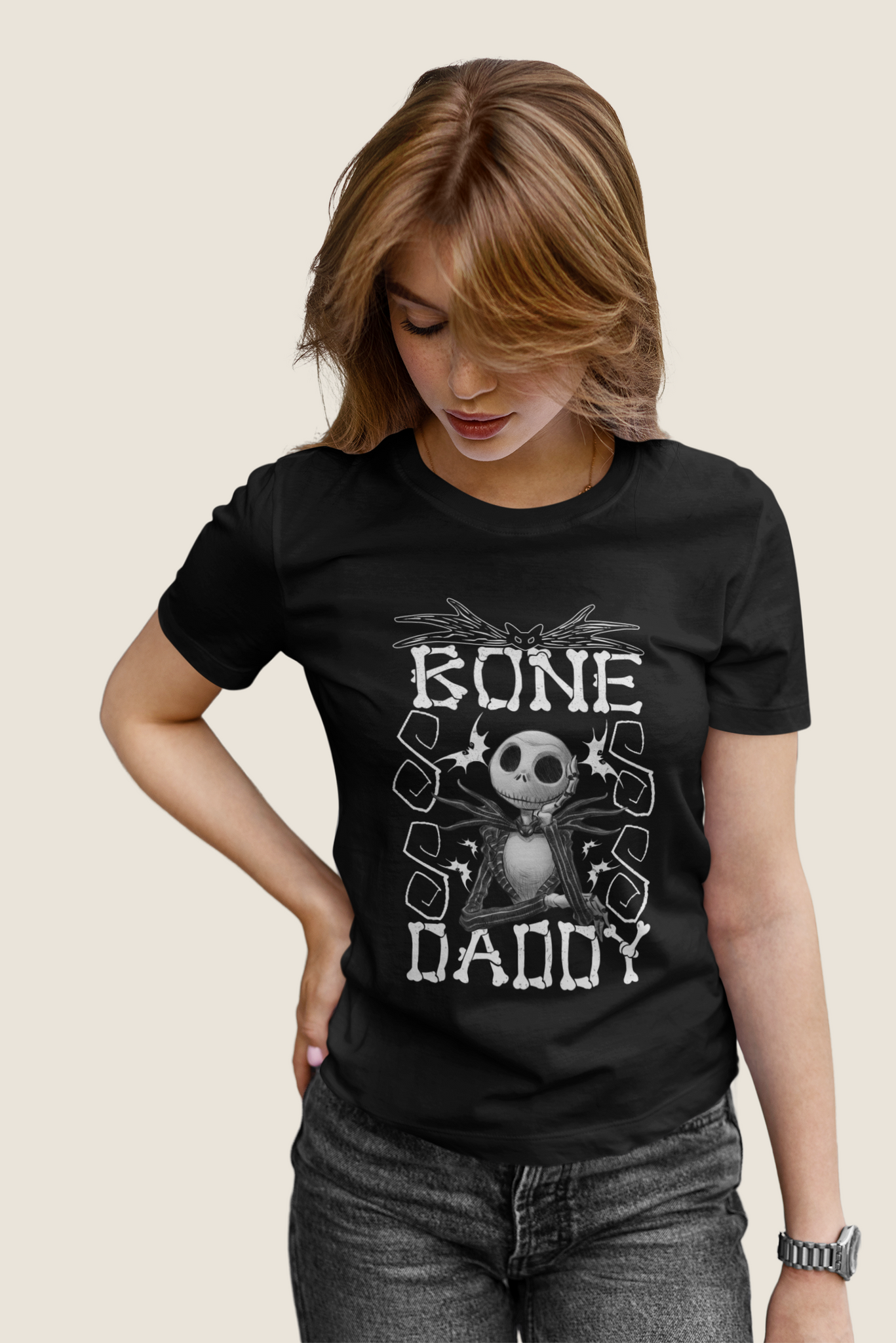 Nightmare Before Christmas T Shirt, Bone Daddy Tshirt, Jack Skellington T Shirt, Fathers Day Gifts, Halloween Gifts