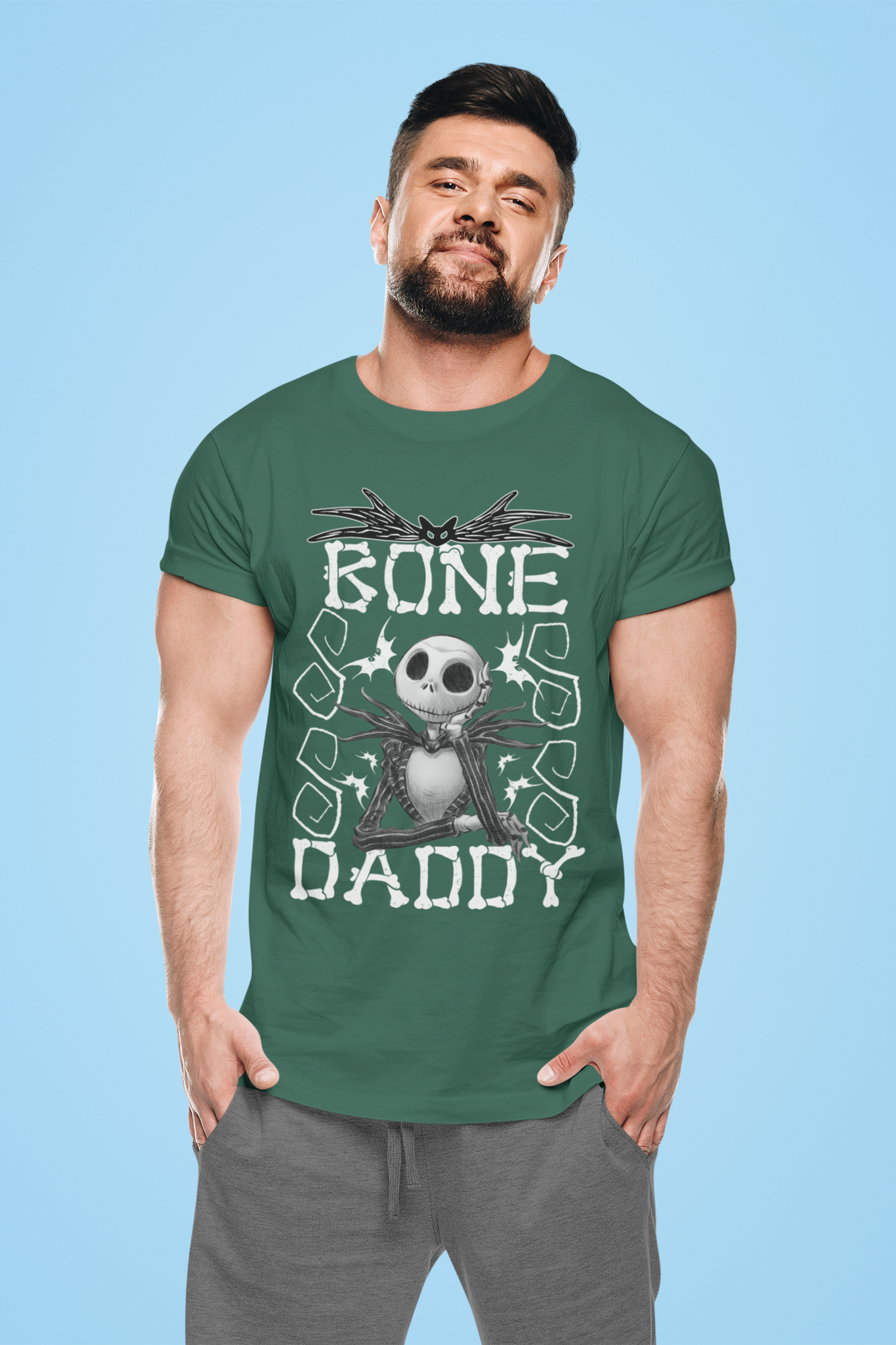 Nightmare Before Christmas T Shirt, Bone Daddy Tshirt, Jack Skellington T Shirt, Fathers Day Gifts, Halloween Gifts