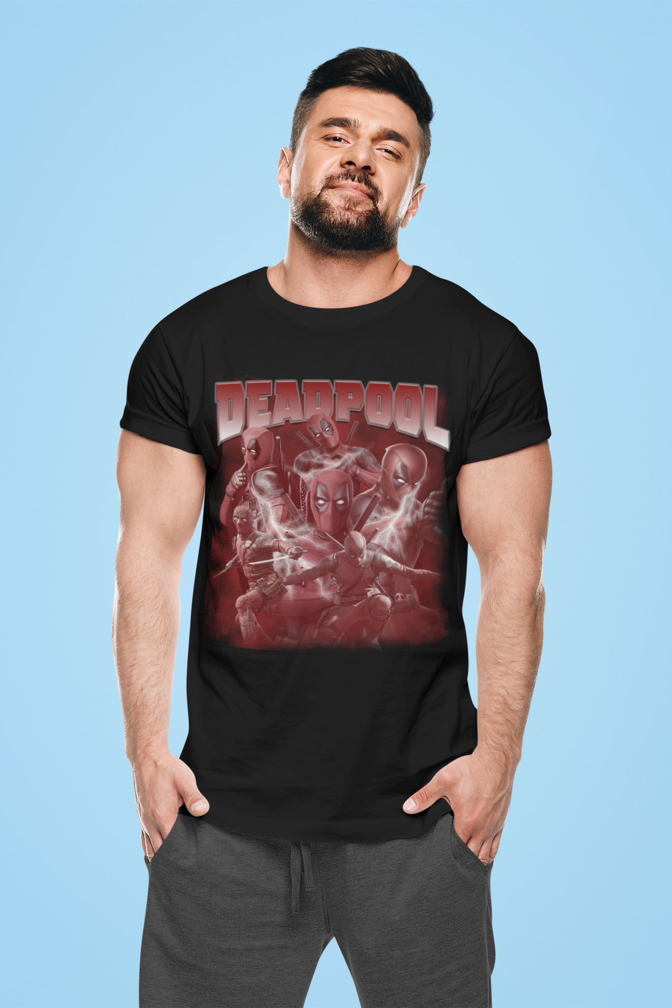 Deadpool T Shirt, Superhero Deadpool Classic T Shirt