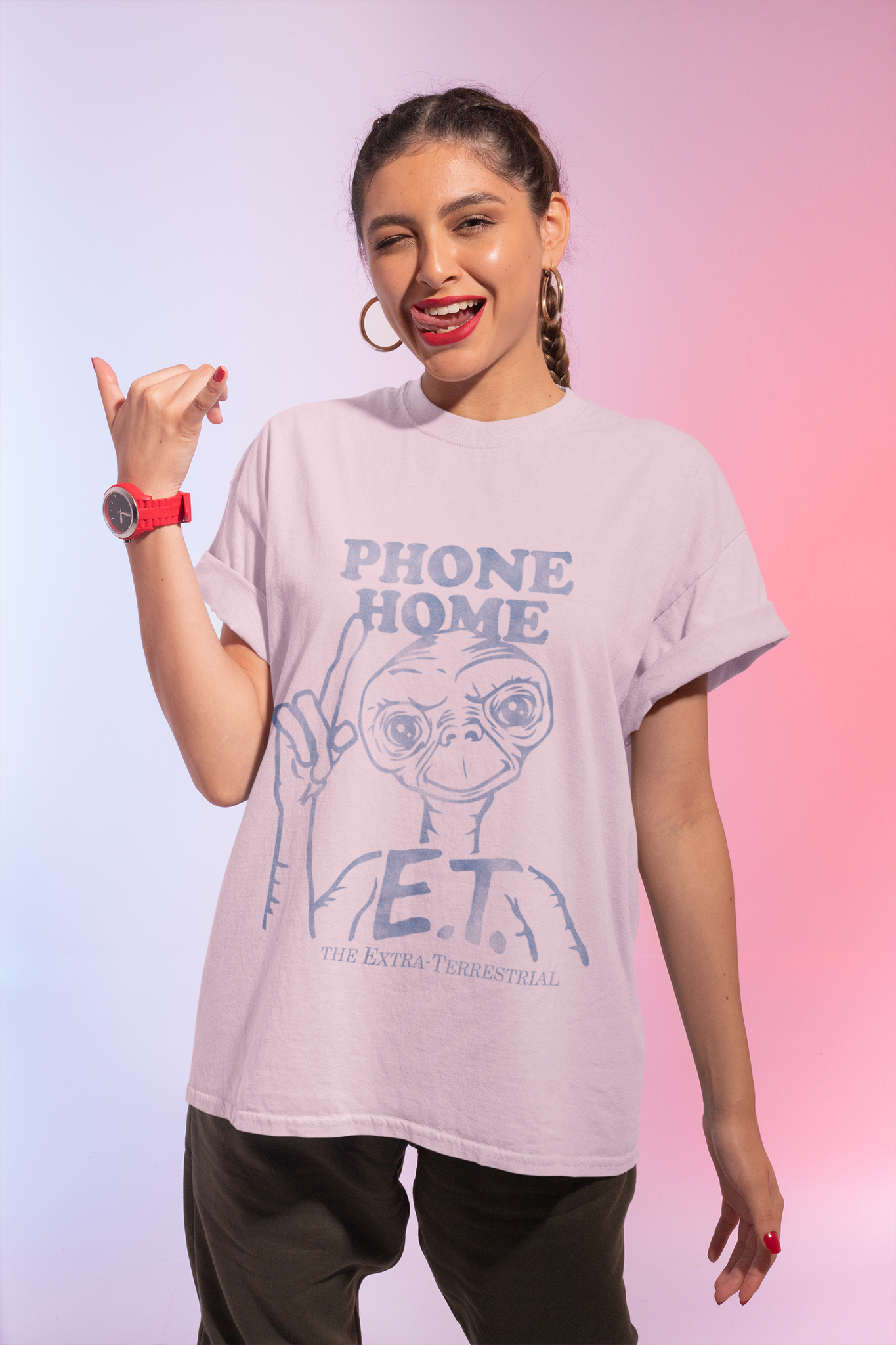 The Extra Terrestrial T Shirt, ET Alien Tshirt, E.T. T Shirt, Phone Home Shirt