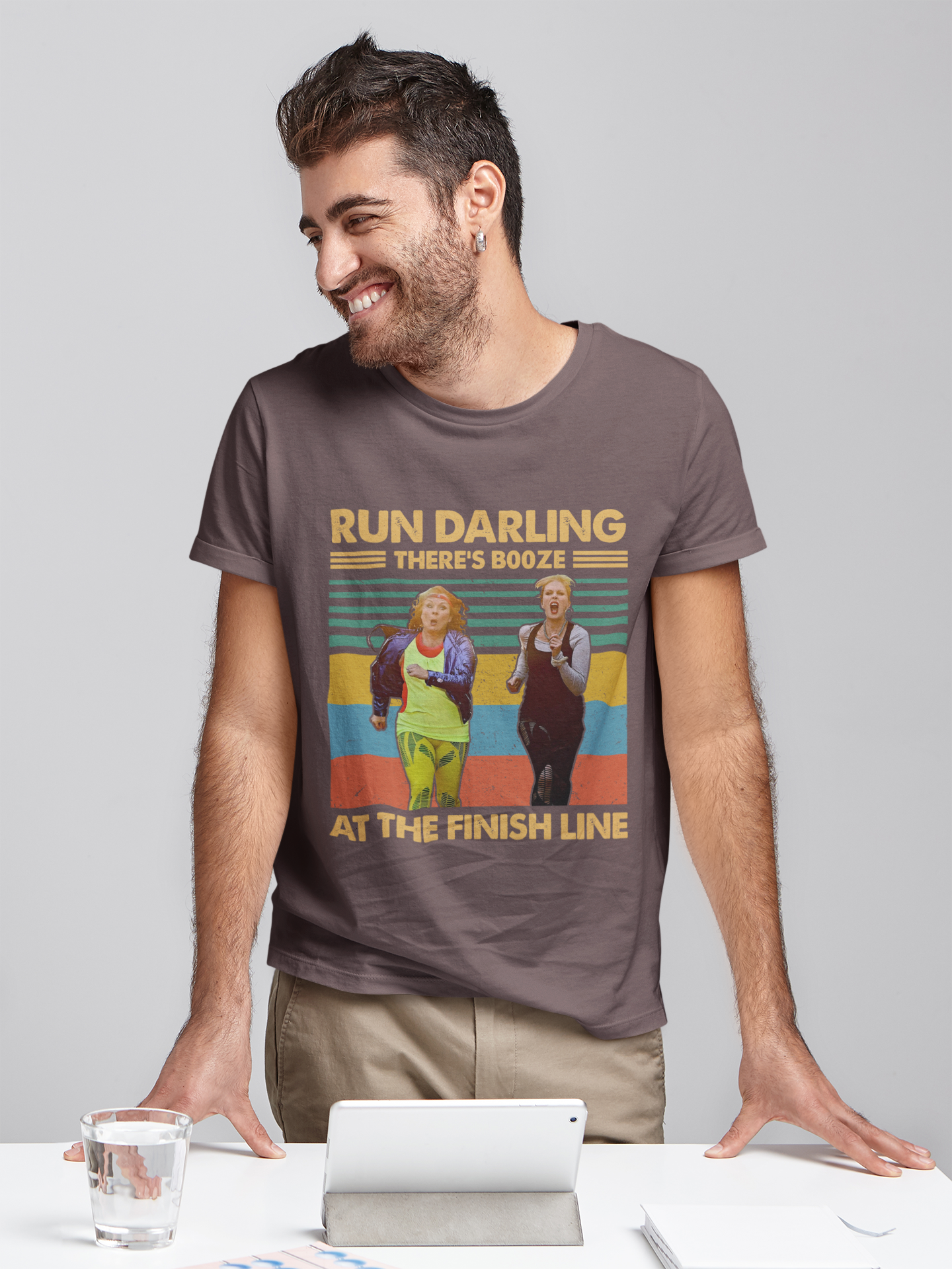 Absolutely Fabulous T Shirt, Eddie Patsy T Shirt, Run Darling Theres Booze At The Finish Line Tshirt