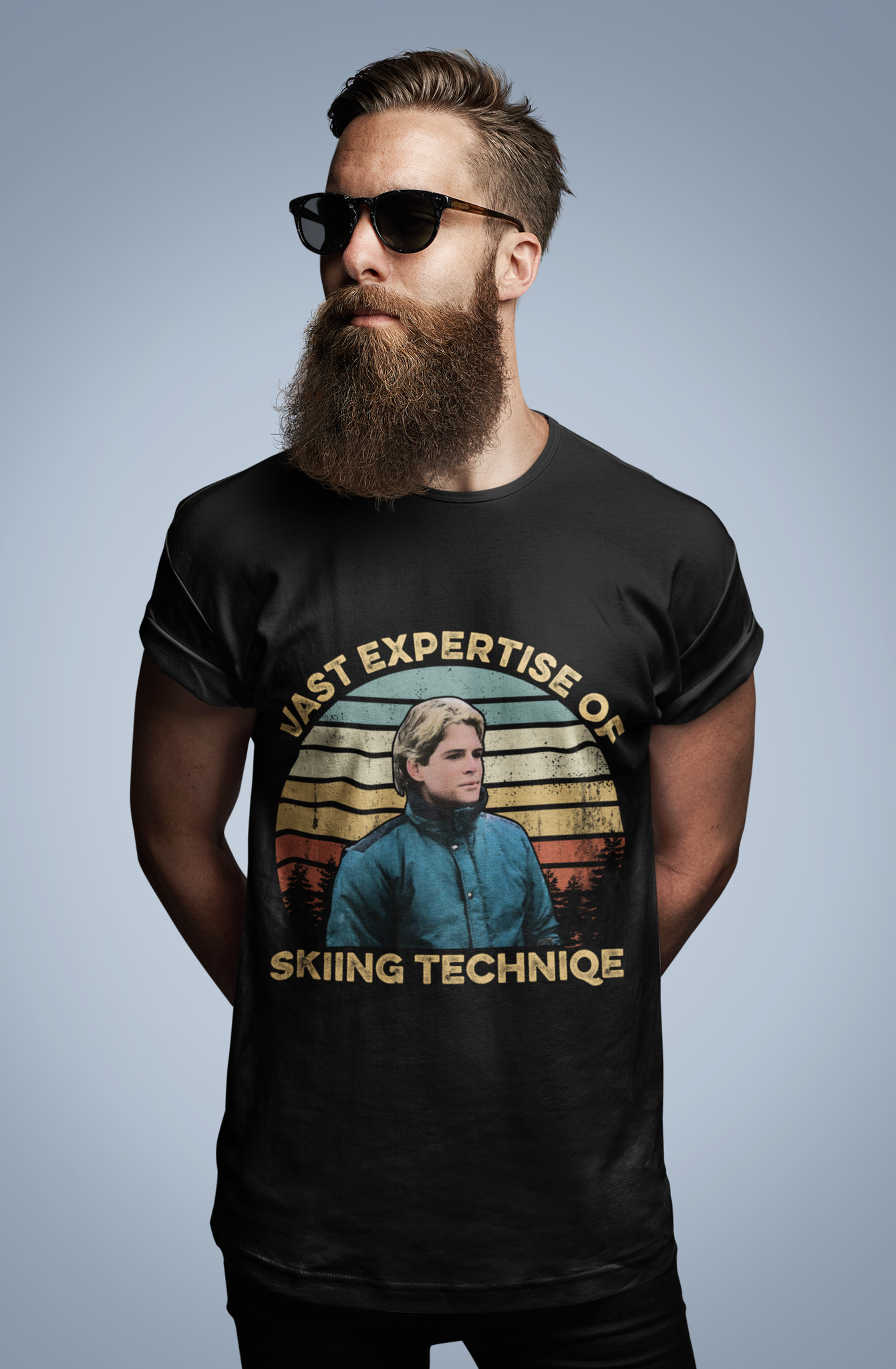 Better Off Dead Comedy Film T Shirt, Roy Stalin T Shirt, Vast Expertise Of Skiing Technique Tshirt