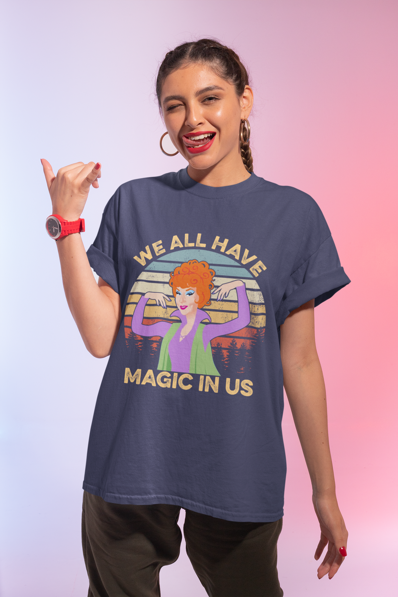 Bewitched Vintage T Shirt, We All Have Magic In Us Tshirt, Endora T Shirt, Halloween Gifts