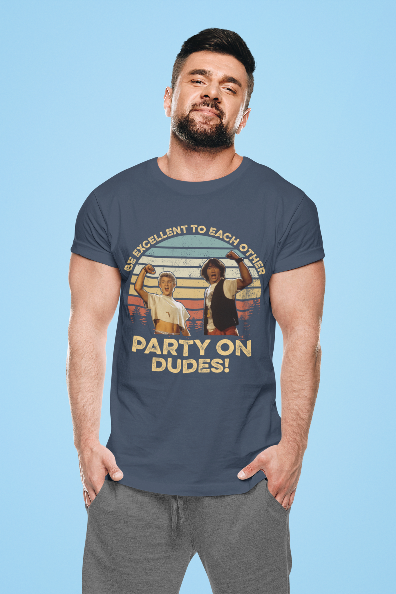 Bill And Teds Excellent Adventure Vintage Tshirt, Bill Ted Shirt, Be Excellent To Each Other Shirt, Party On Dudes Tshirt