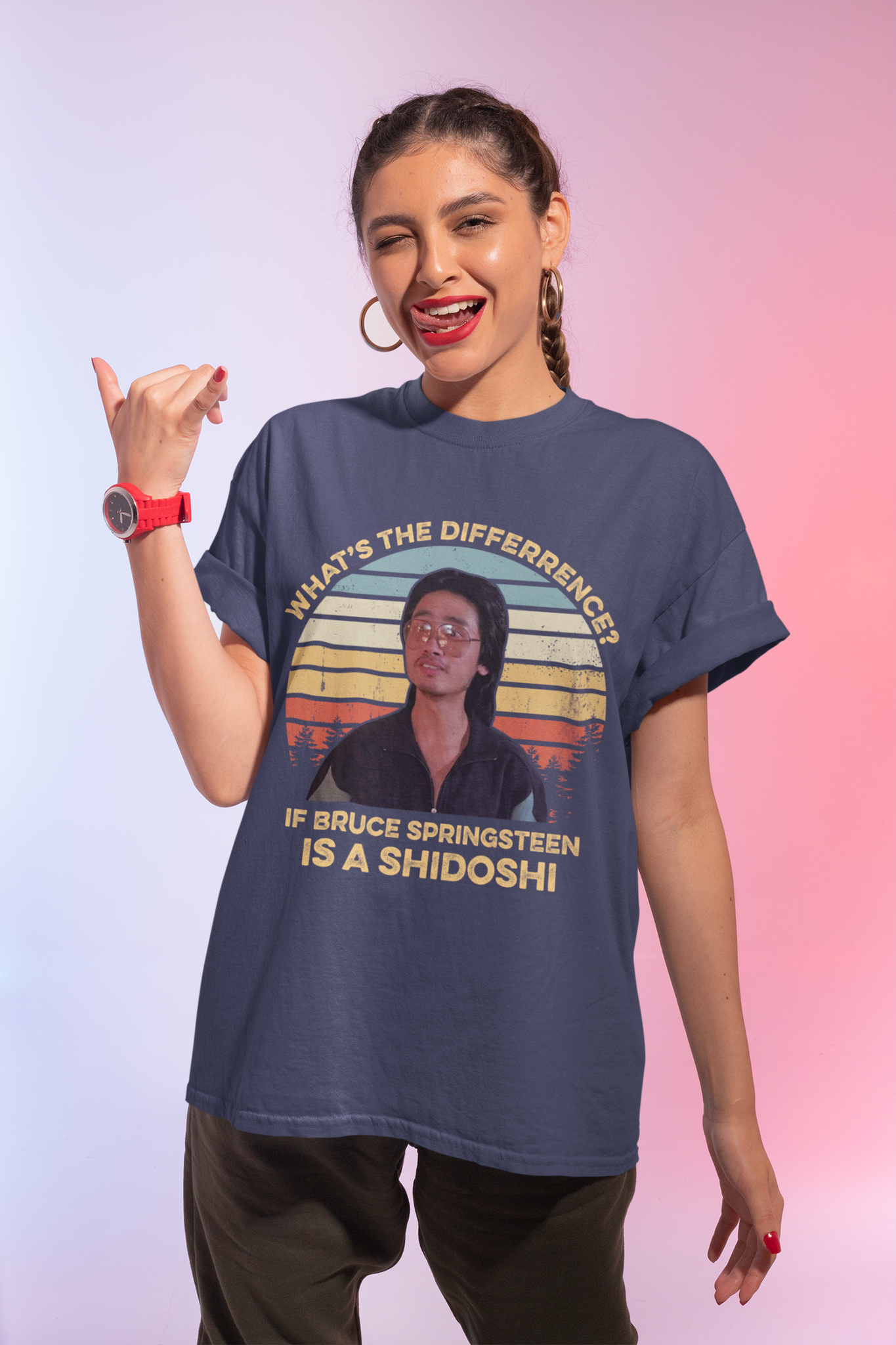 Bloodsport Vintage T Shirt, Whats The Difference If Bruce Springsteen Is A Shidoshi Tshirt, Victor T Shirt