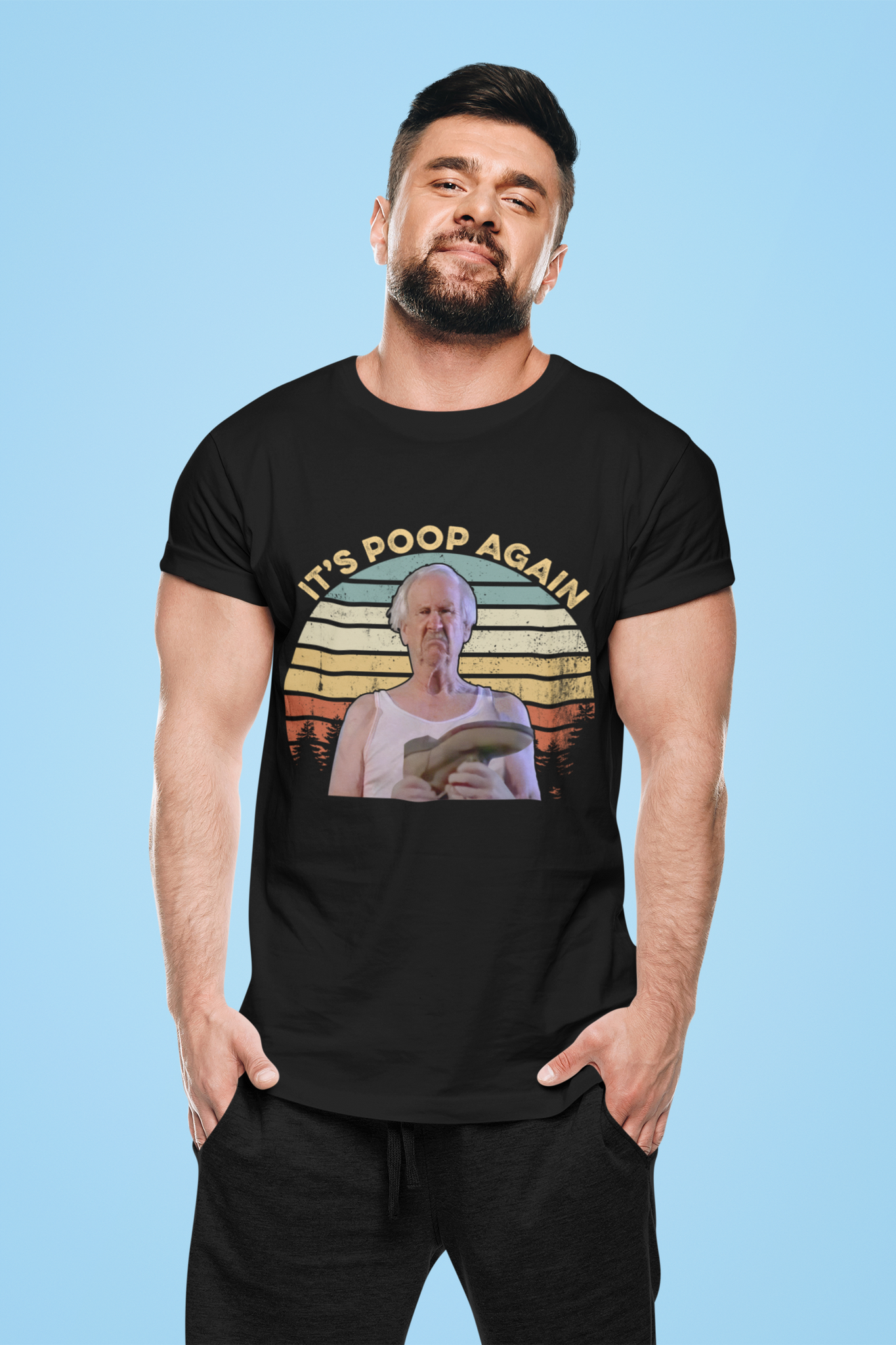 Billy Madison Comedy Film T Shirt, Ted Old Man Clemens T Shirt, Its Poop Again Tshirt