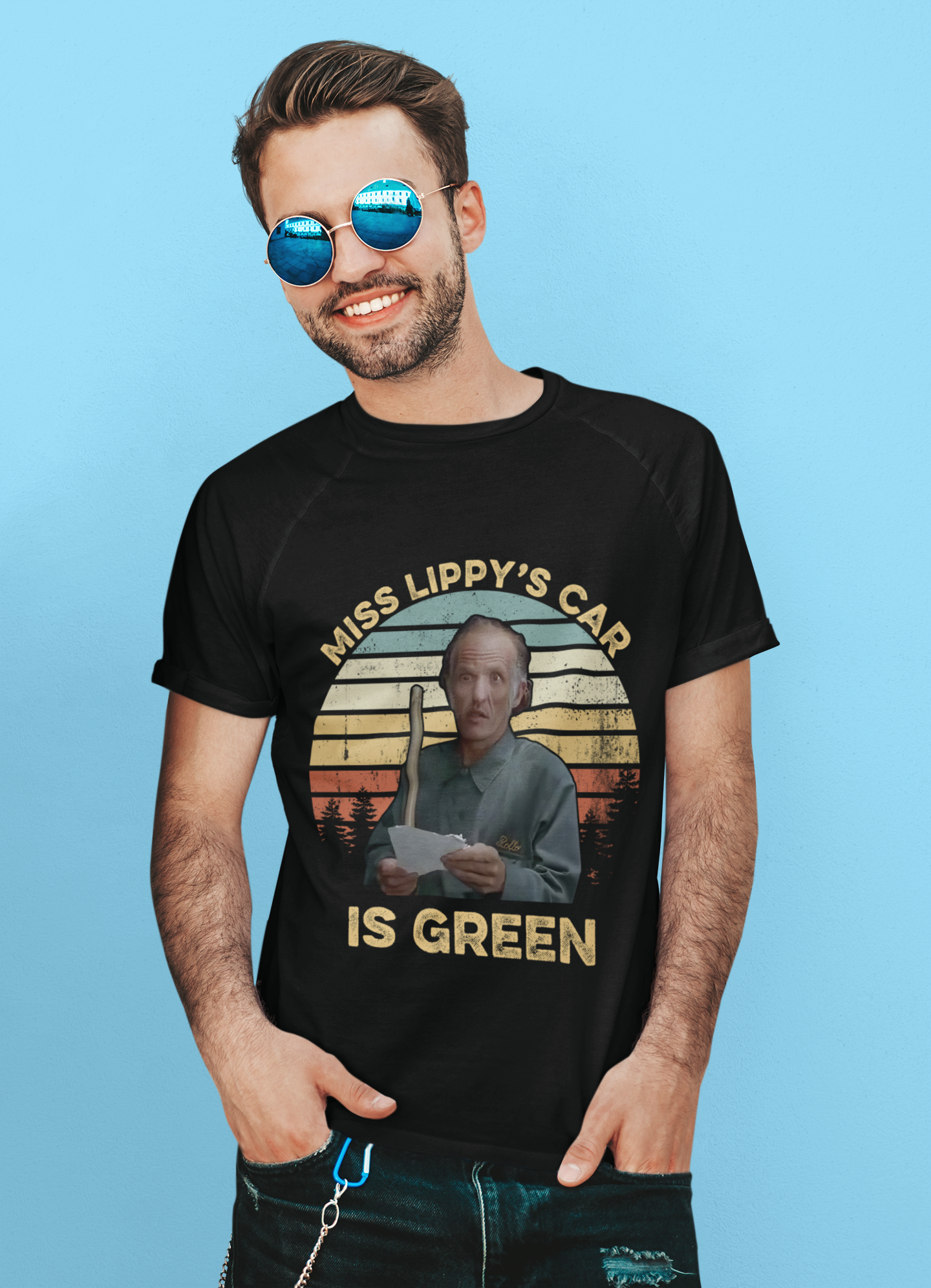 Billy Madison Vintage T Shirt, Miss Lippys Car Is Green Tshirt, Rollo The Janitor T Shirt