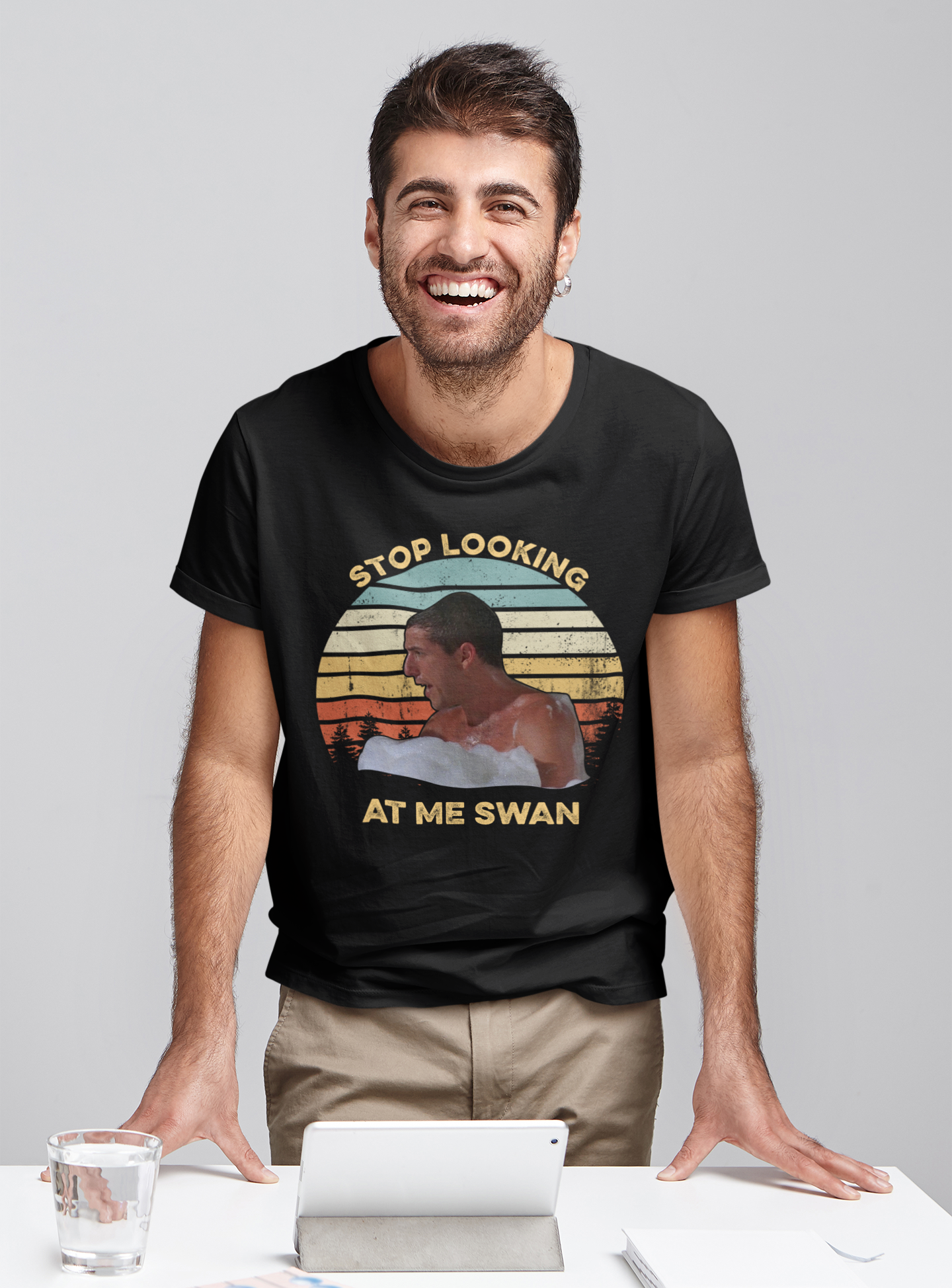 Billy Madison Comedy Film T Shirt, Billy Madison T Shirt, Stop Looking At Me Swan Tshirt