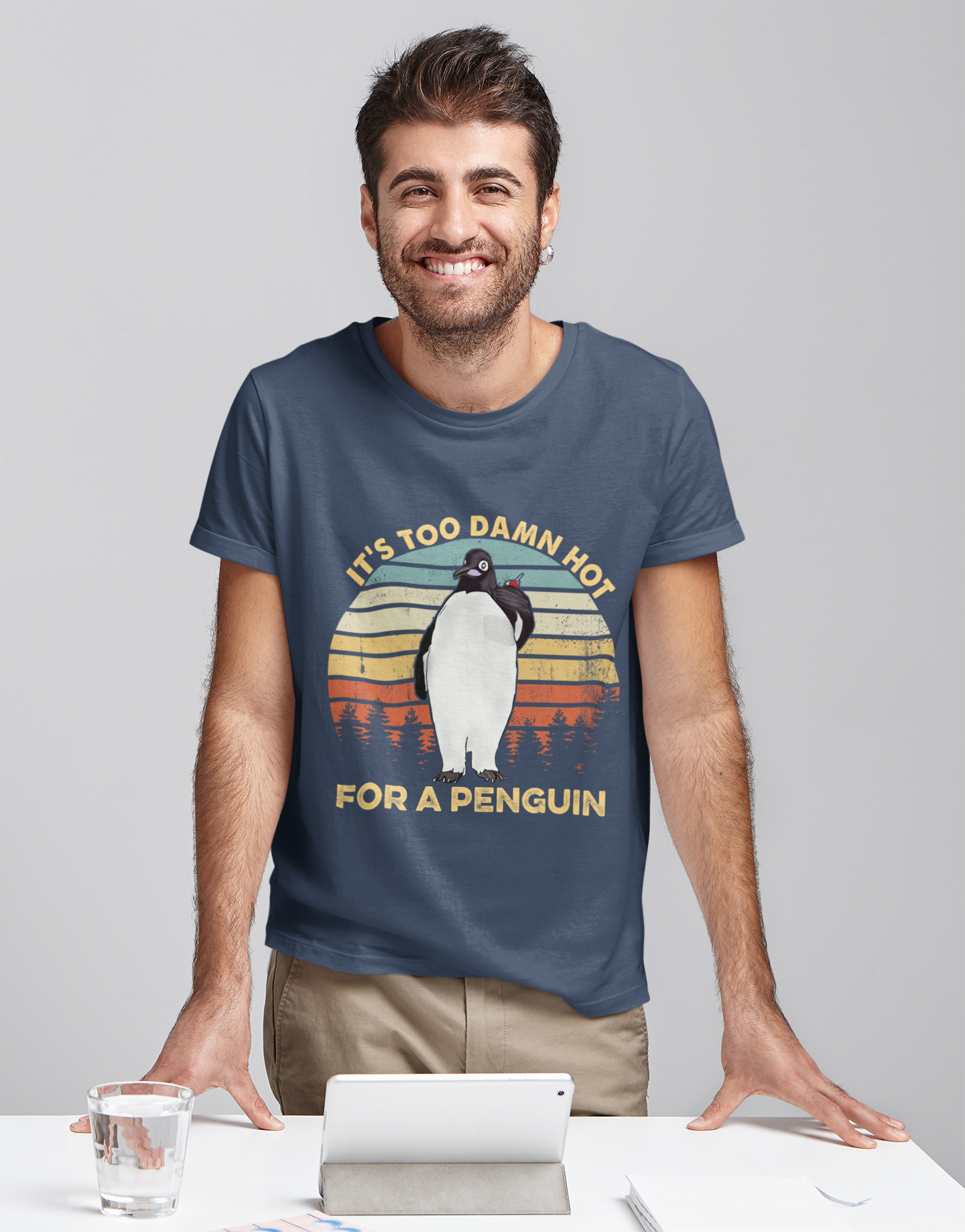 Billy Madison Comedy Film T Shirt, Its Too Damn Hot For A Penguin T Shirt