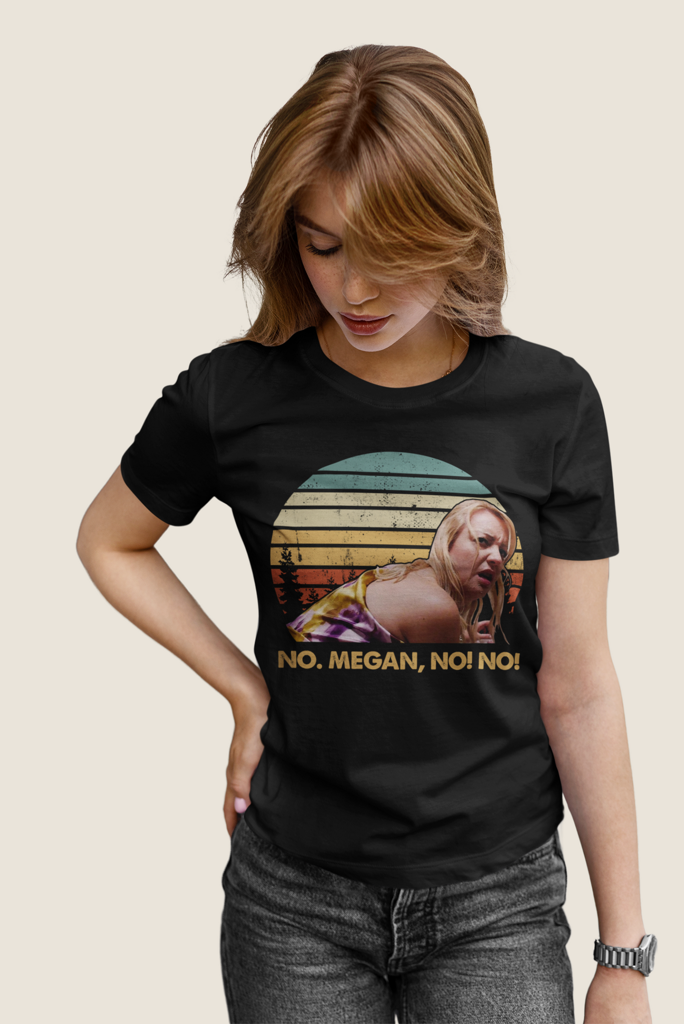 Bridesmaids Vintage T Shirt, Rita T Shirt, No Megan No No Tshirt