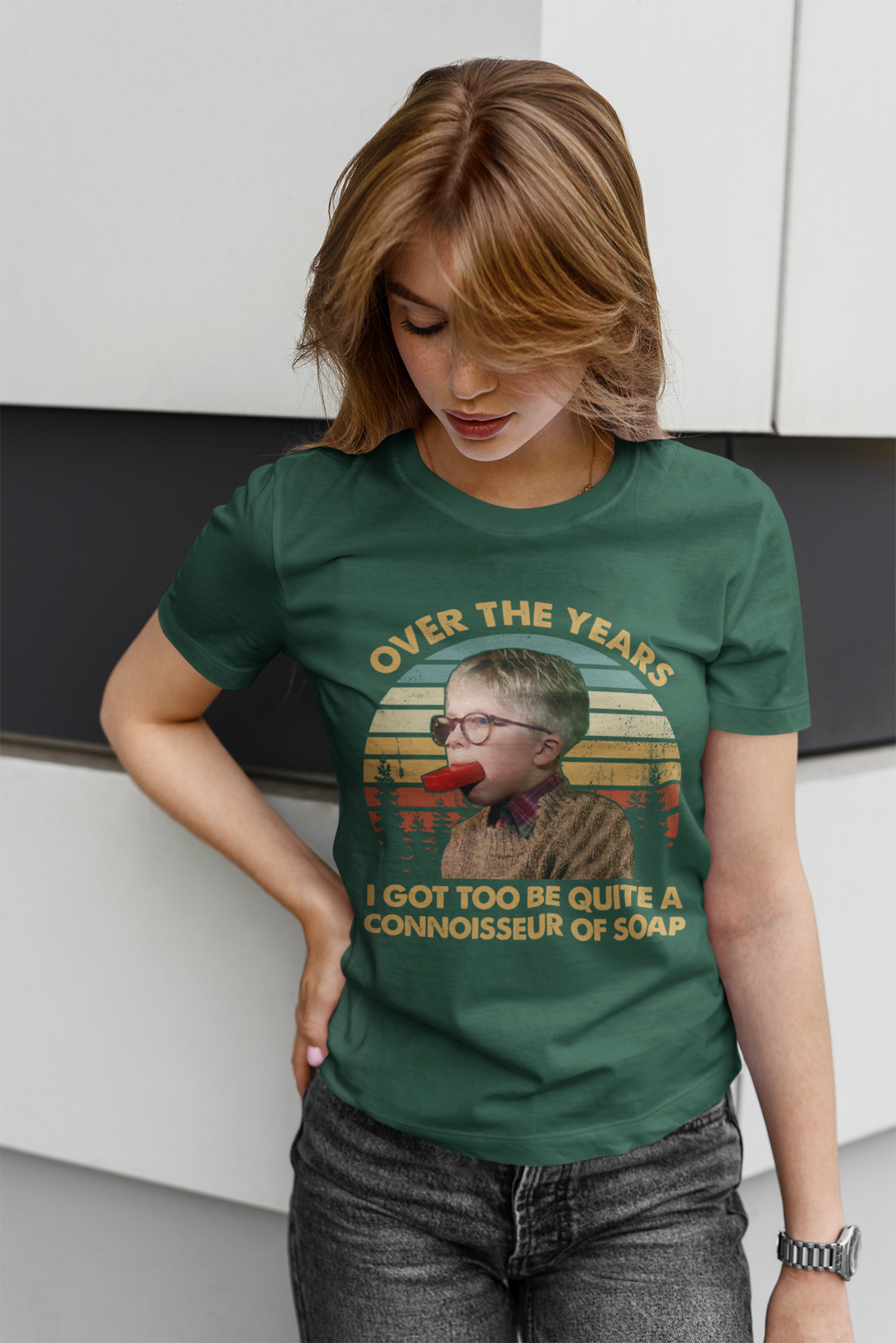 A Christmas Story T Shirt, Ralphie T Shirt, Over The Years I Got Too Be Quite A Connoisseur Of Soap Tshirt