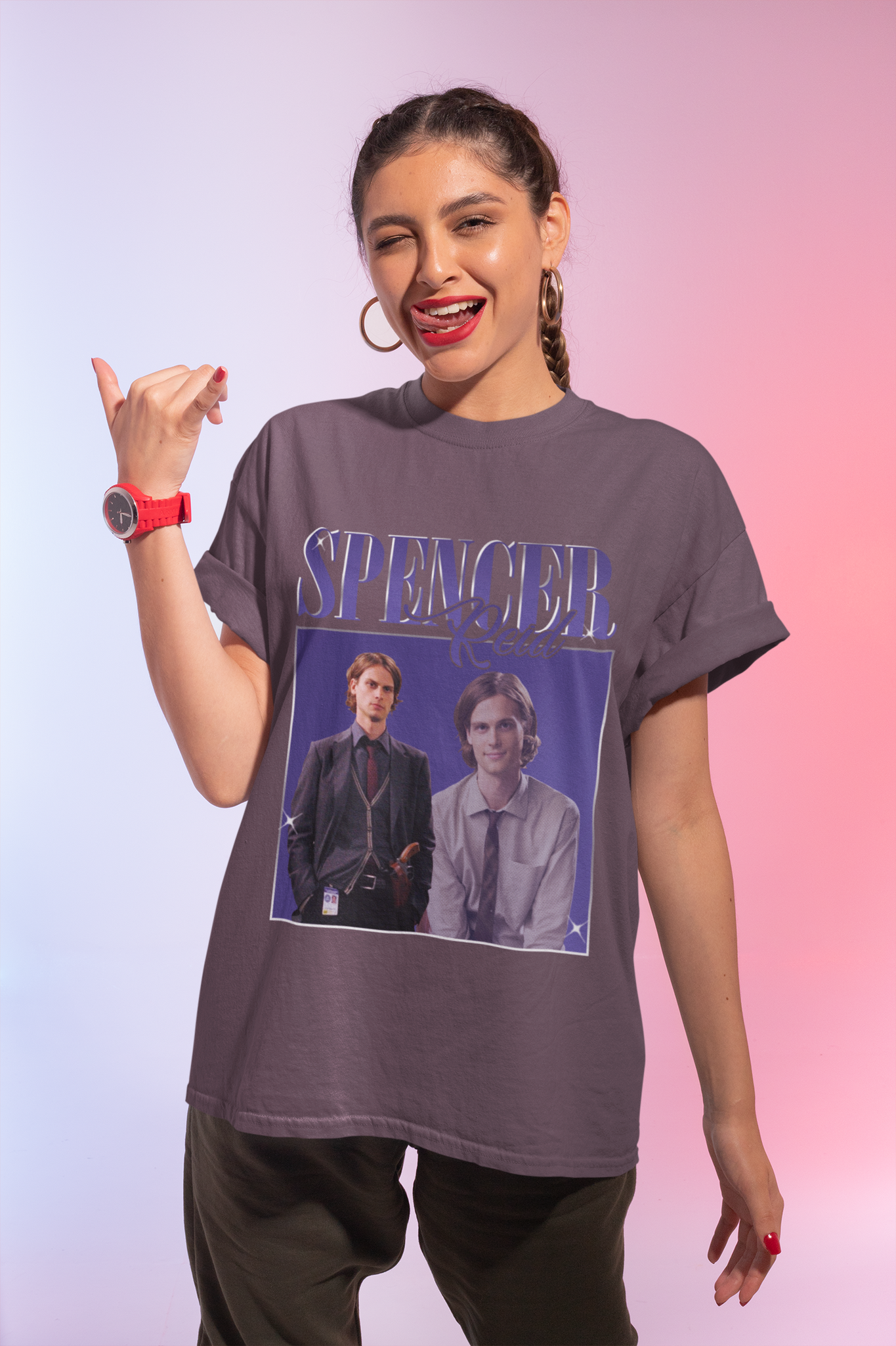 Criminal Minds Vintage Retro T Shirt, Spencer Reid T Shirt