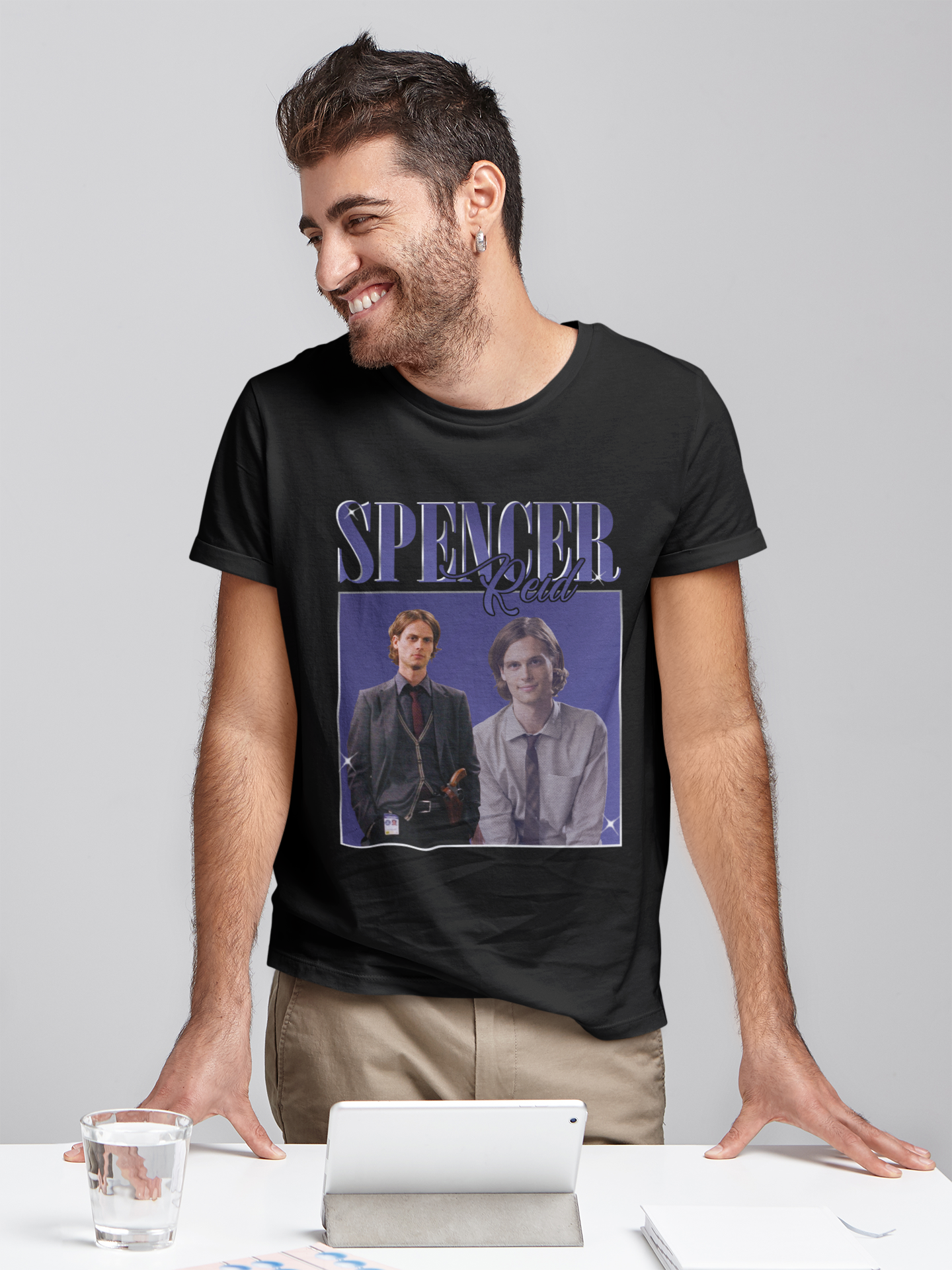Criminal Minds Vintage Retro T Shirt, Spencer Reid T Shirt