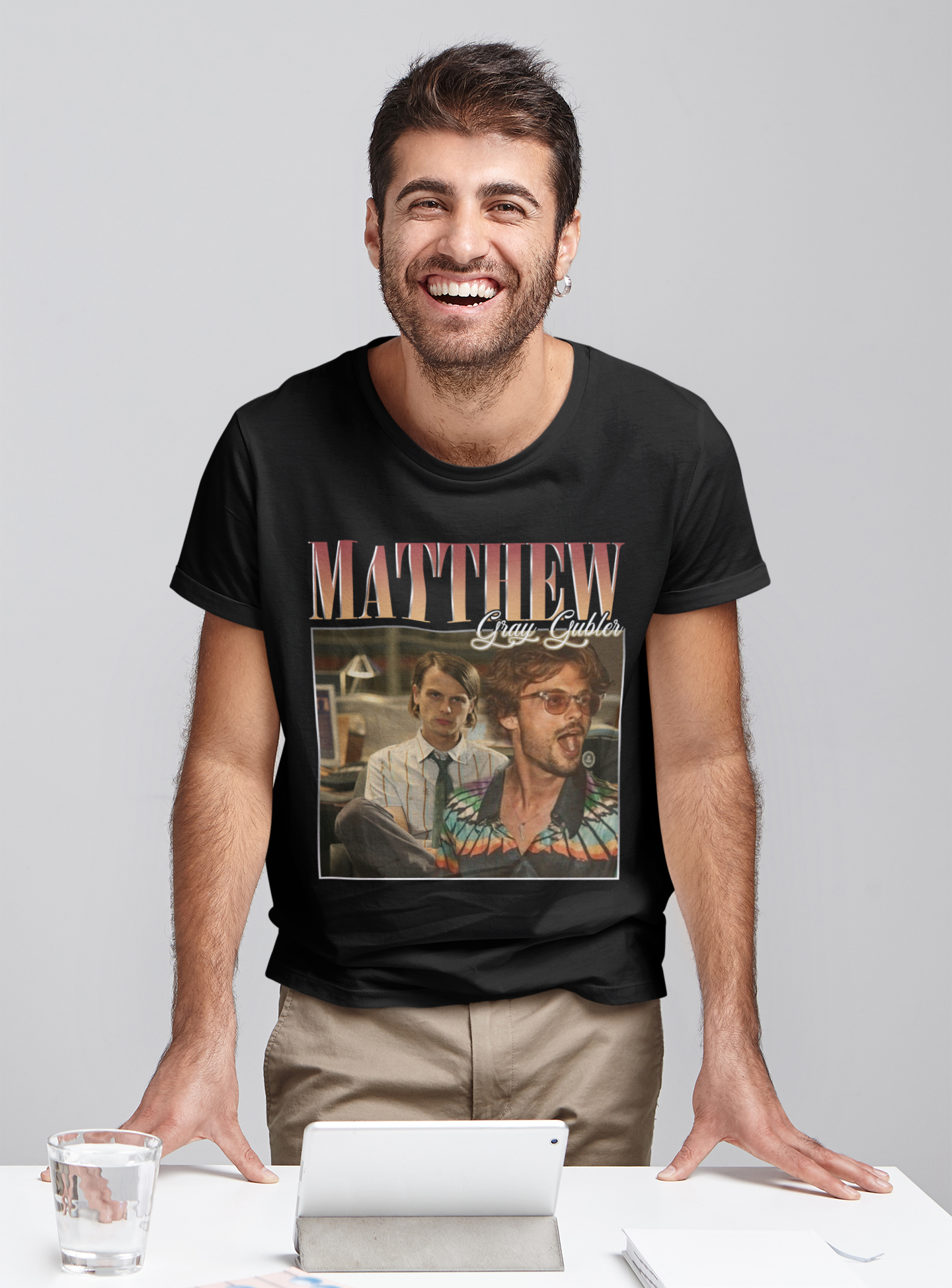Criminal Minds T Shirt, Matthew Gray Gubler T Shirt