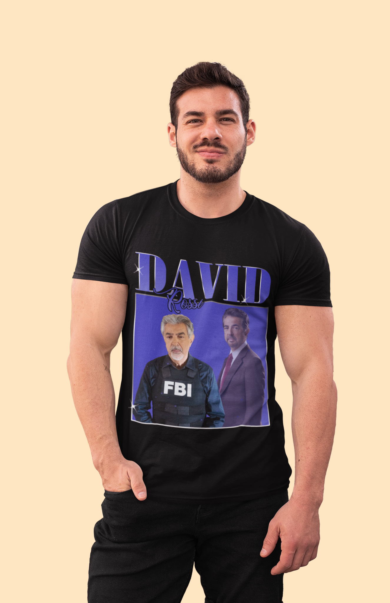 Criminal Minds Vintage Retro T Shirt, David Rossi T Shirt