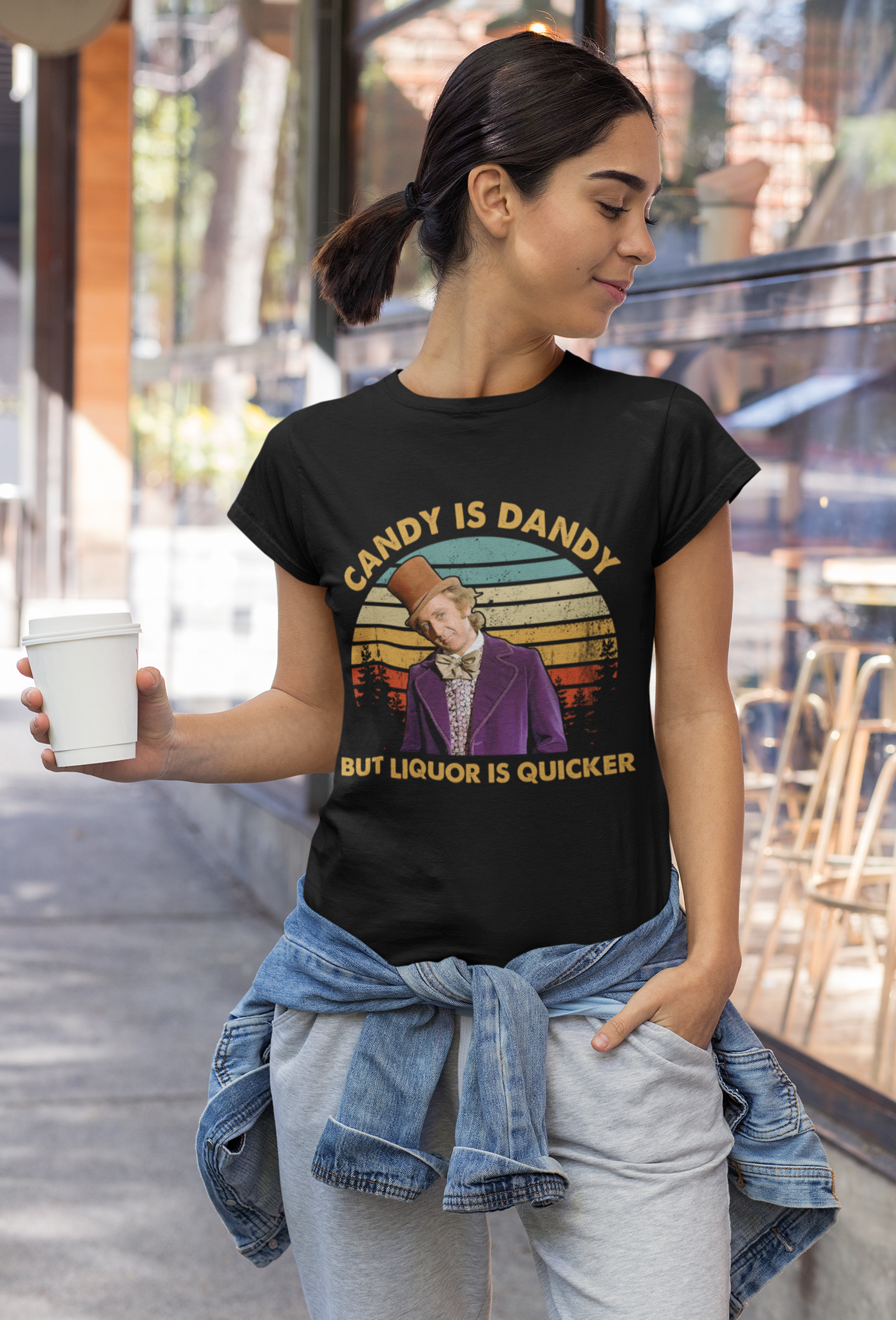 Charlie And The Chocolate Factory Vintage T Shirt, Willy Wonka T Shirt, Candy Is Dandy Tshirt