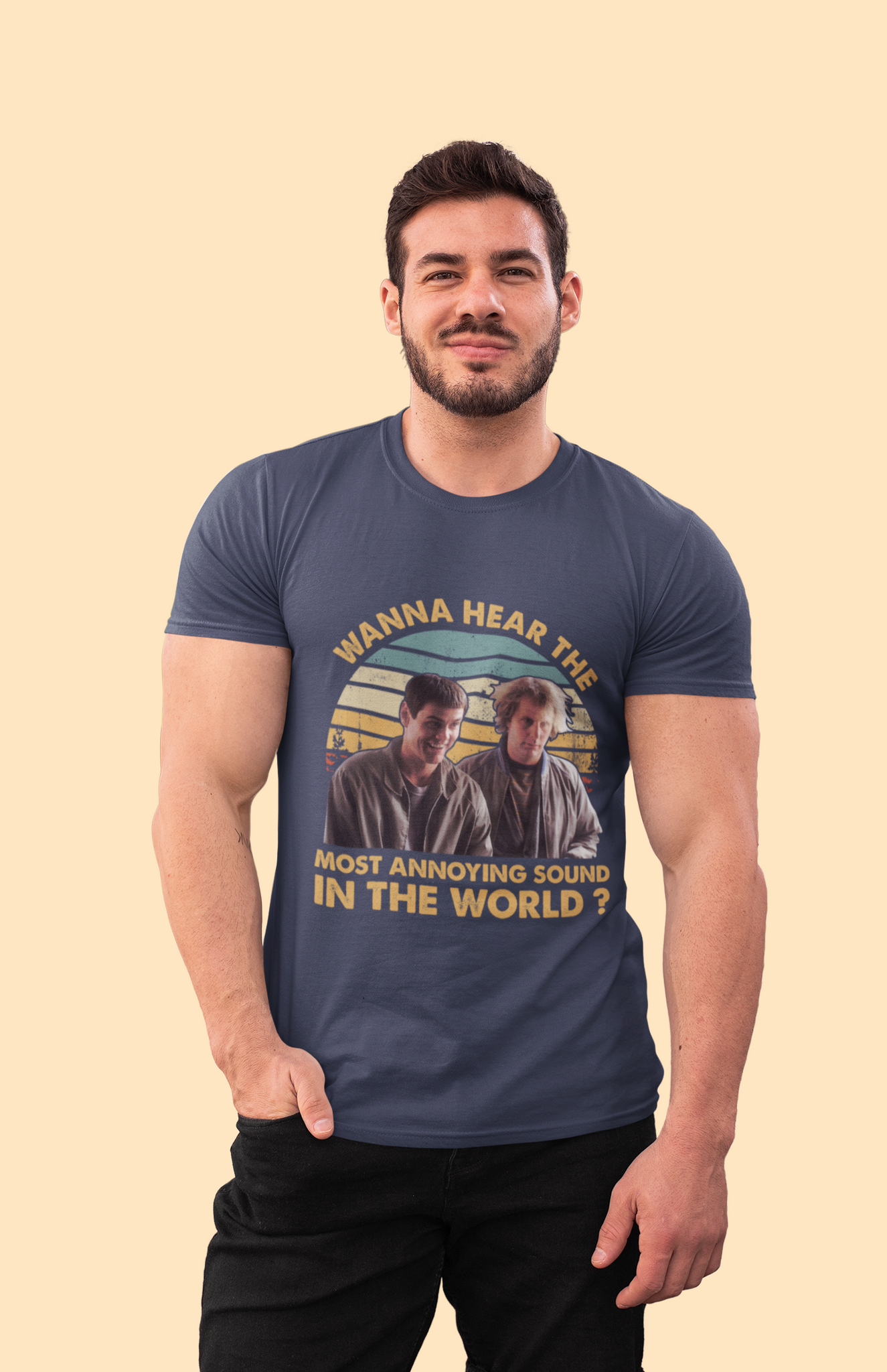 Dumb And Dumber Vintage T Shirt, Lloyd Harry T Shirt, Wanna Hear The Most Annoying Sound In The World Tshirt