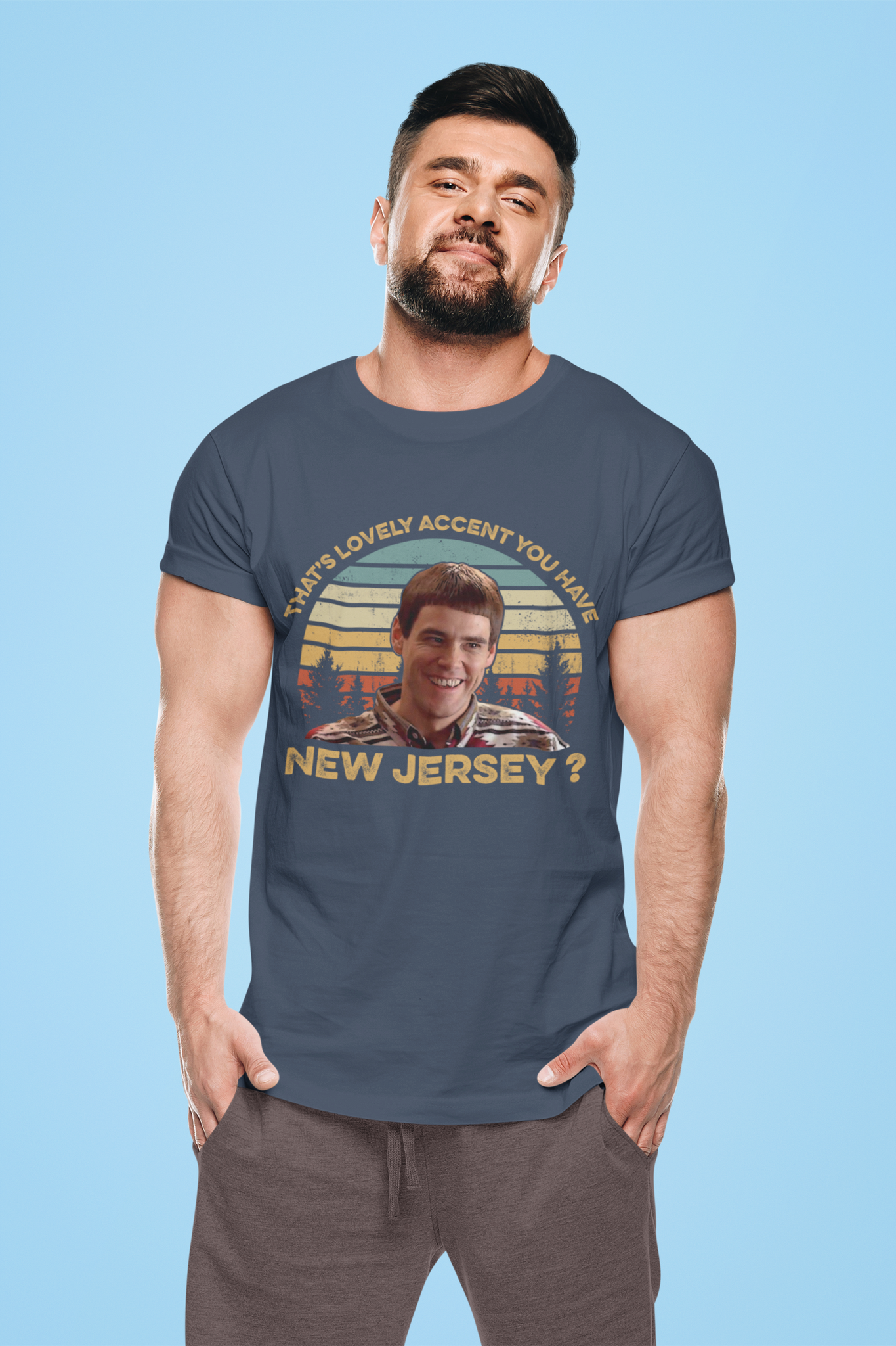 Dumb And Dumber Vintage T Shirt, Lloyd Christmas T Shirt, Thats Lovely Accent You Have New Jersey Tshirt