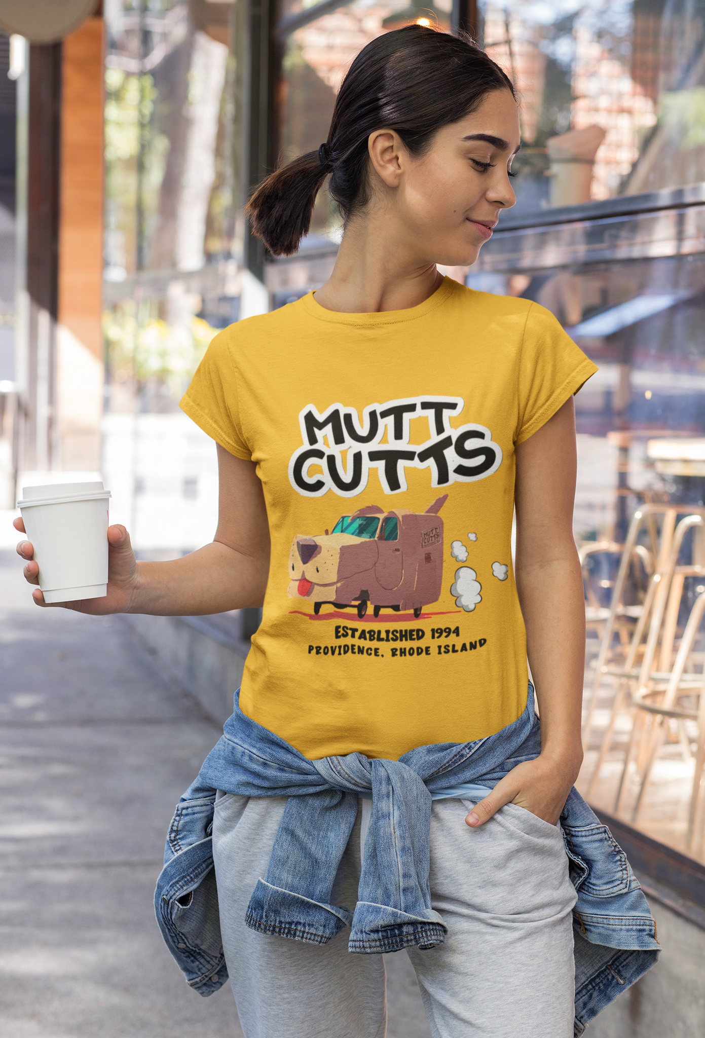 Dumb And Dumber T Shirt, Mutt Cutt Van Tshirt, Mutt Cutts Establish 1994 Providence Rhode Island Shirt