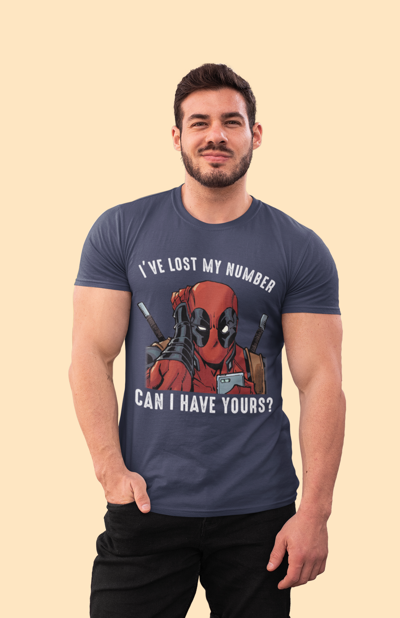 Deadpool T Shirt, Ive Lost My Number Can I Have Yours Tshirt, Superhero Deadpool T Shirt