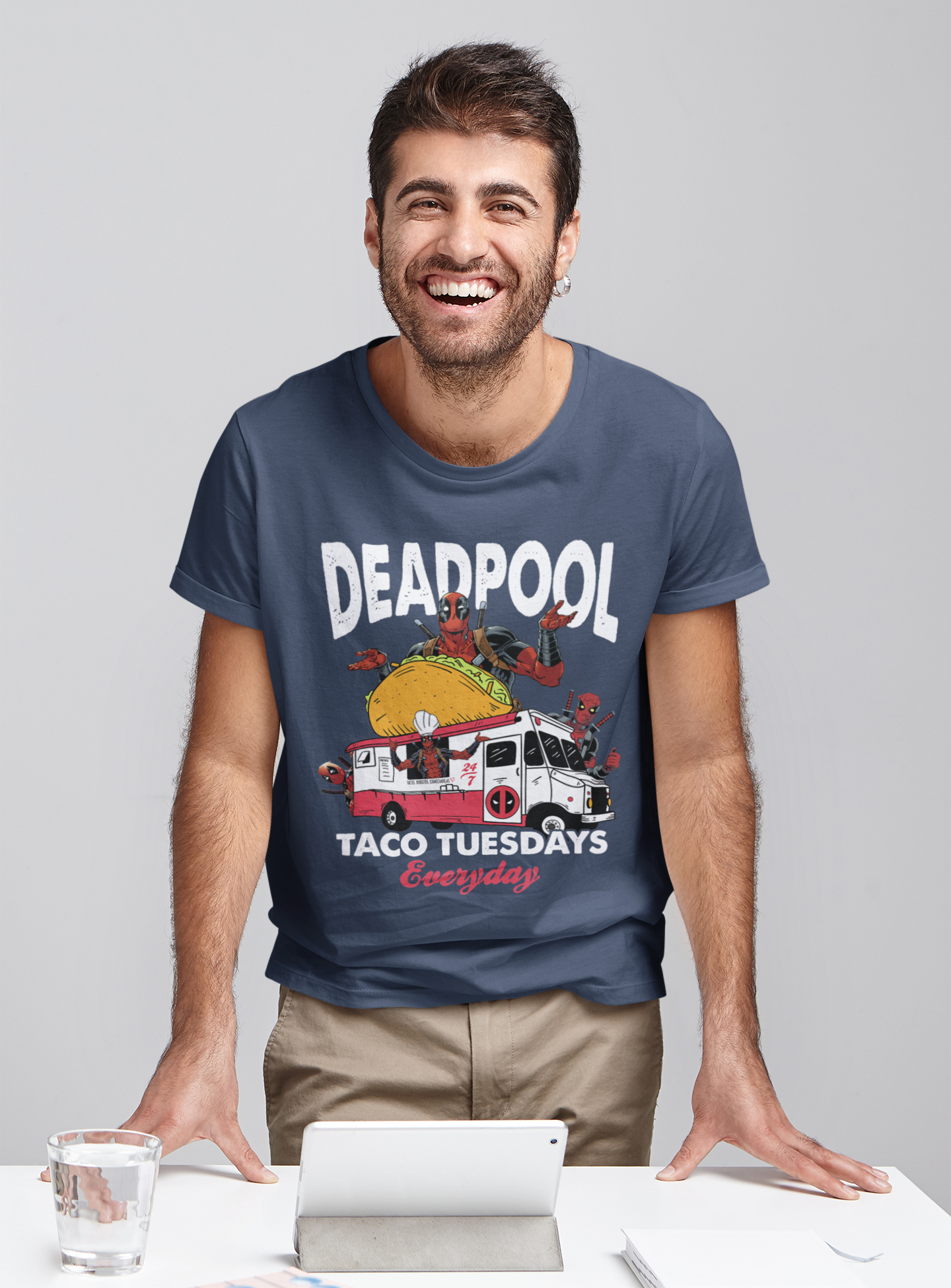 Deadpool T Shirt, Taco Tuesdays Everyday Tshirt, Superhero Deadpool T Shirt