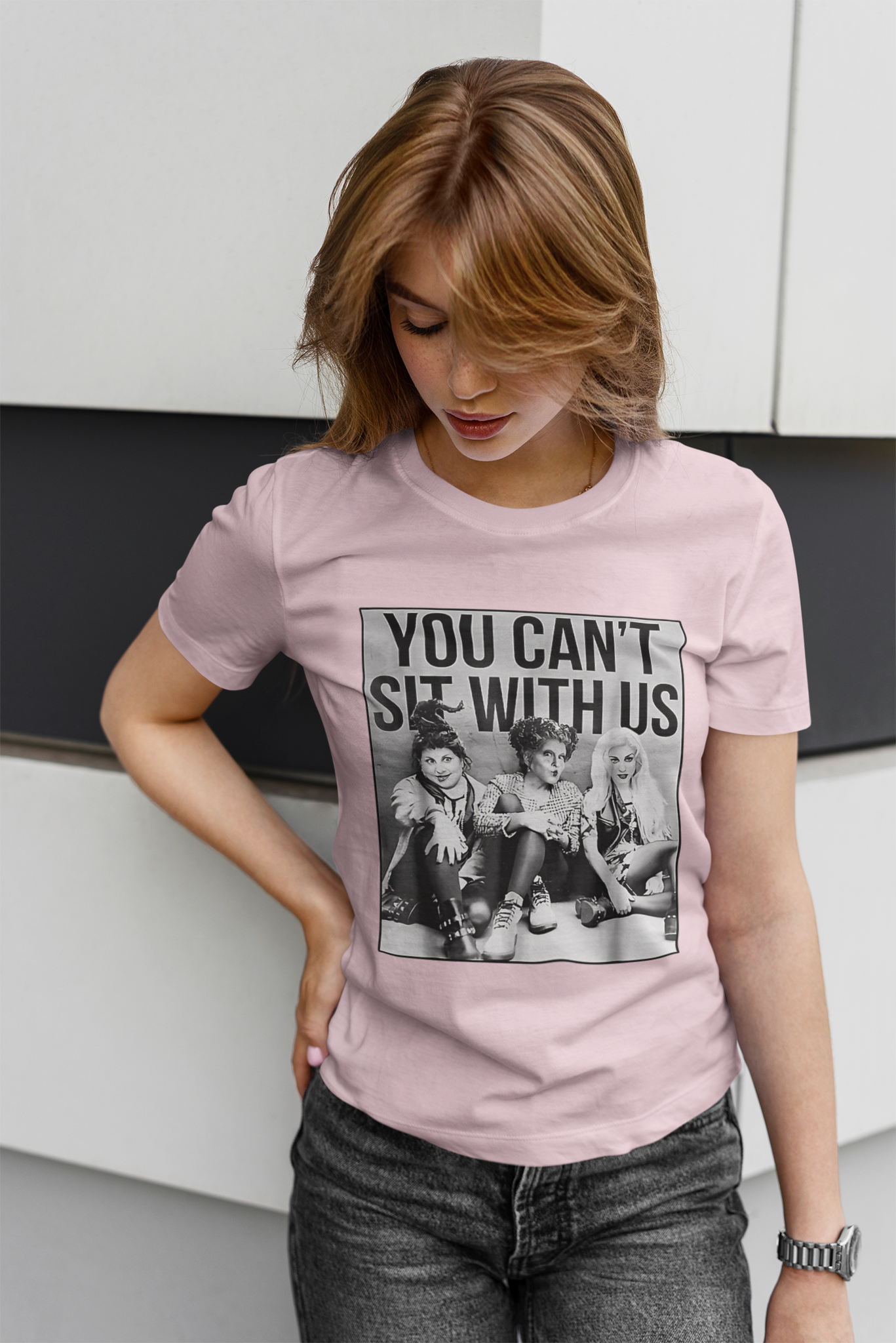 Hocus Pocus Classic Tshirt, You Cant Sit With Us Shirt, Winifred Sarah Mary Tshirt, Sanderson Sisters Poster T Shirt, Halloween Gifts