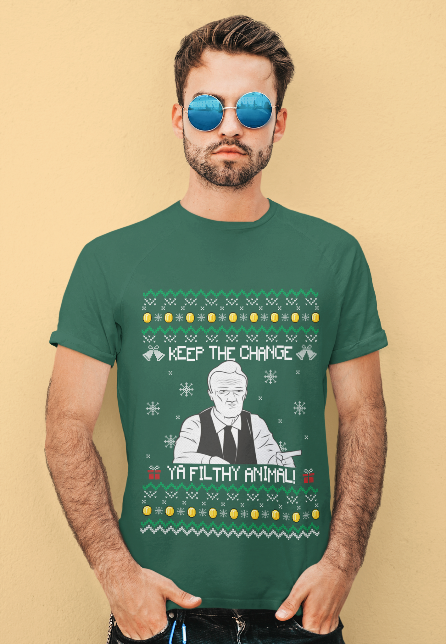 Home Alone Ugly Sweater Shirt, Johnny T Shirt, Keep The Chance Ya Filthy Animal Tshirt, Christmas Gifts