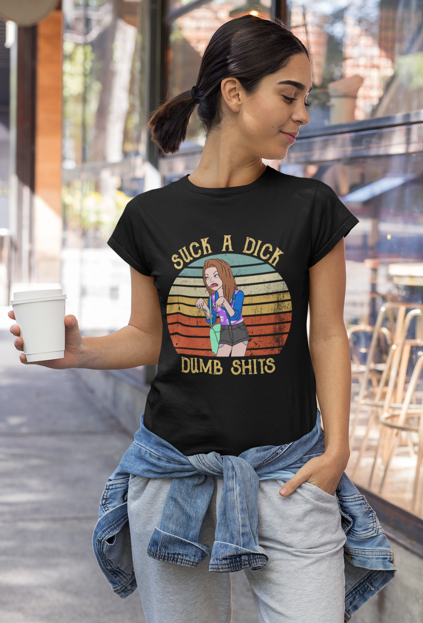 Bojack Horseman Vintage T Shirt, Sarah Lynn Tshirt, Suck A Dick Dumb Shits Shirt