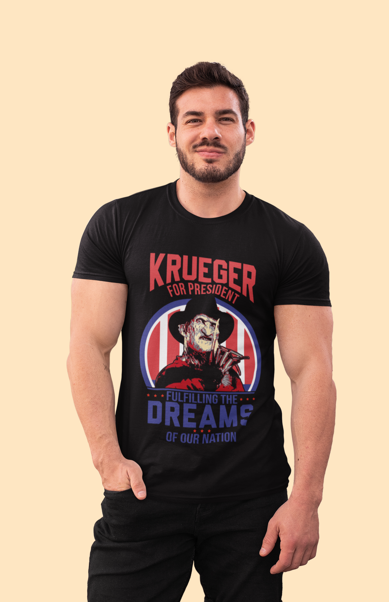 Nightmare On Elm Street Shirt, Fullfilling The Dreams Of Our Nation Shirt, Freddy Krueger For President 2024 Shirt