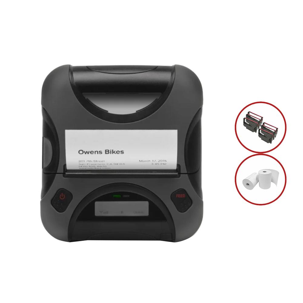 Star Micronics Mobile Bluetooth Receipt Printer - Black Grey, | eMerchant