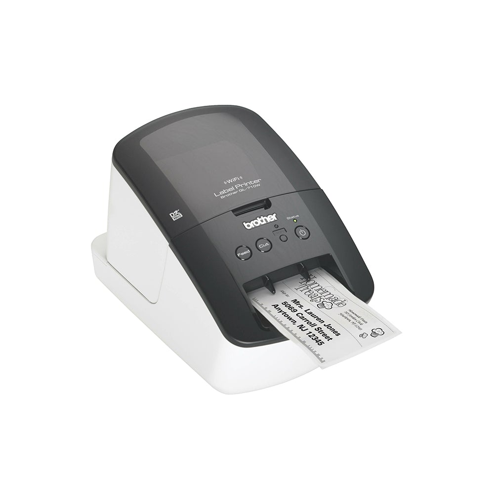 Brother High Speed Label Printer Wireless Networking - Black | eMerchant