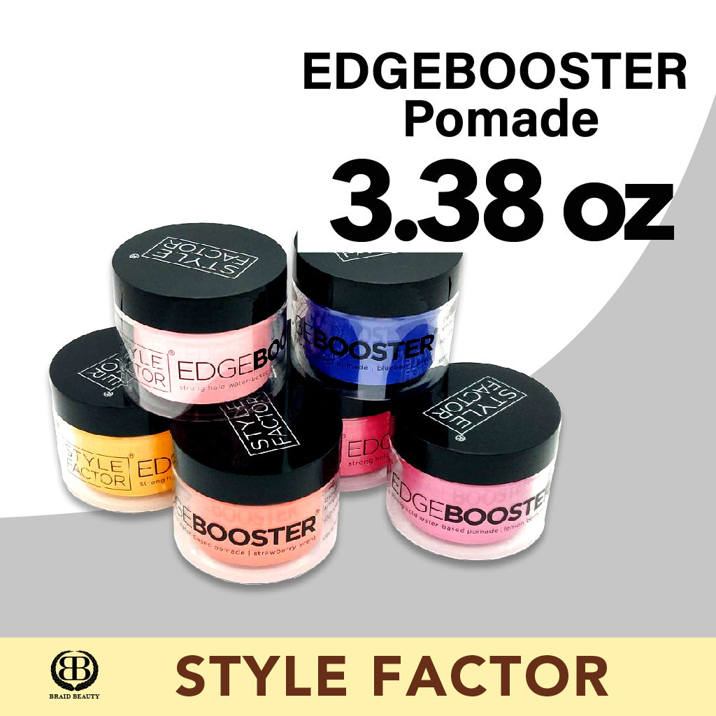 Style Factor Edge Booster Strong Hold Water-based Pomade 3.38oz - Pineapple  Scent