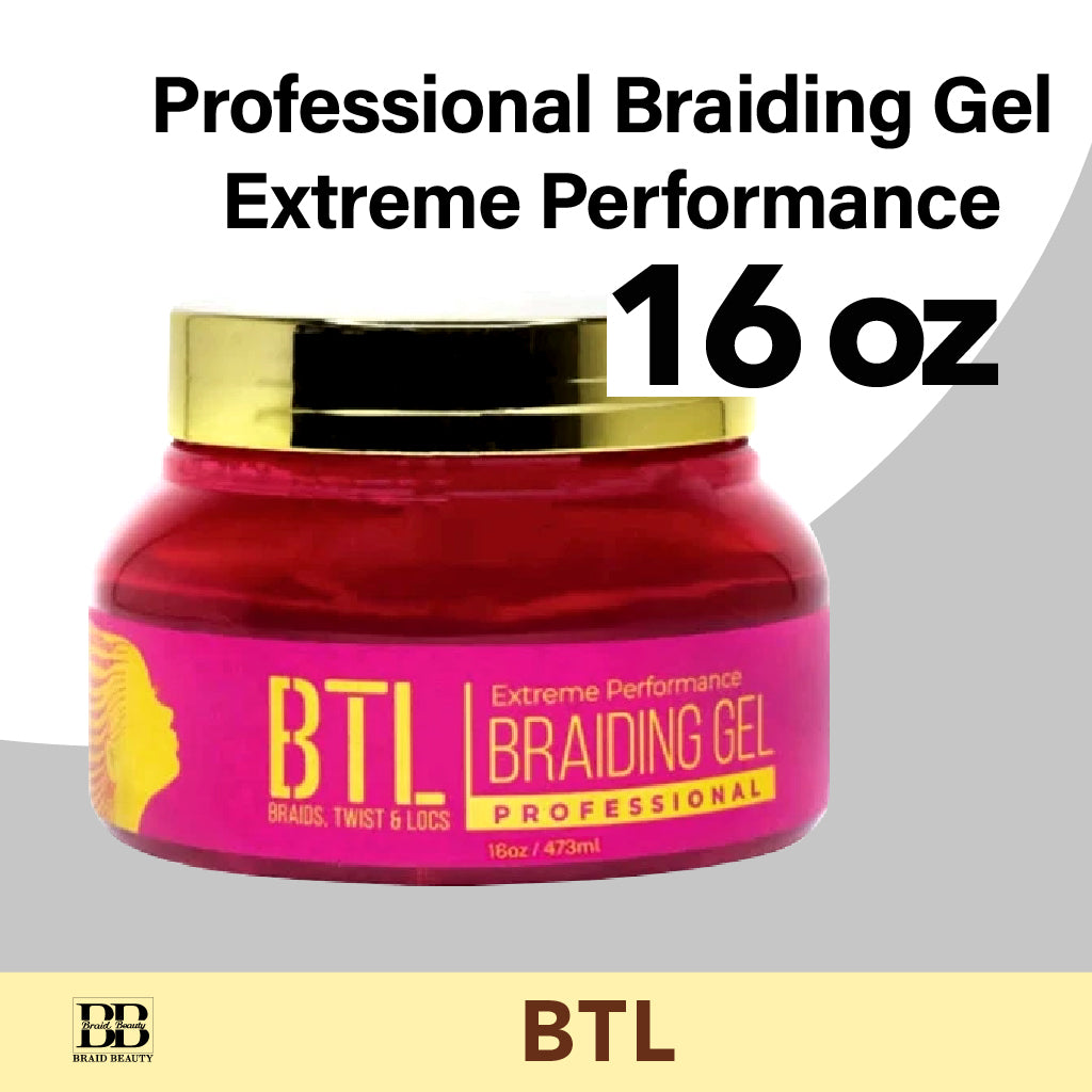 BOX DEAL] BTL Professional Braiding Gel Extreme Performance 72 oz (2/box)