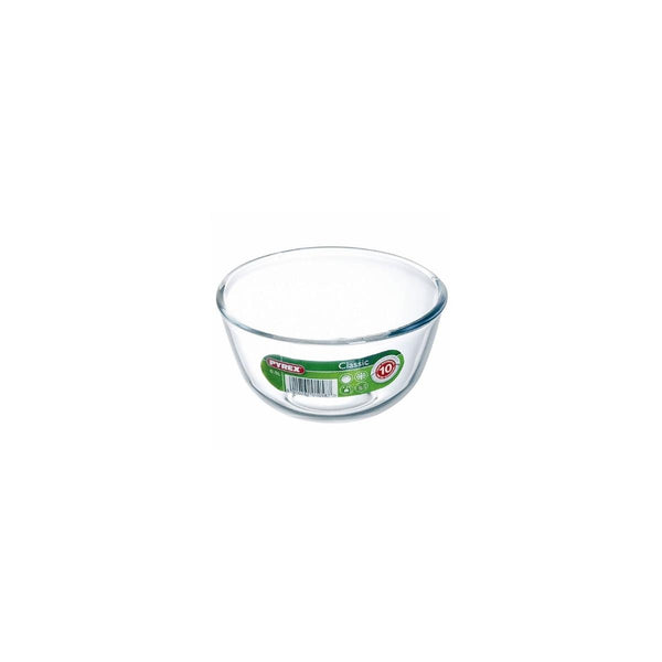 Pyrex Glass 0.5L Bowl with Lid, Green