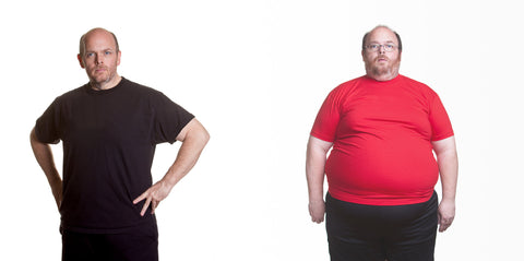 Weight loss before and after