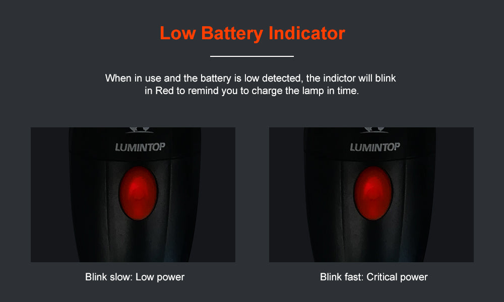 Low battery indicator