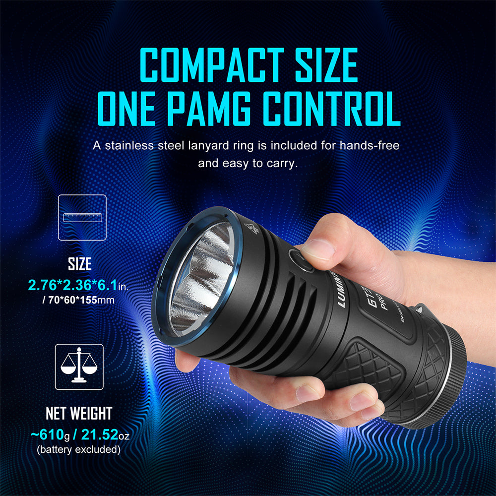 Lumintop® GT3 PRO 21700 Lumens 707 Meters Rechargeable Flashlight