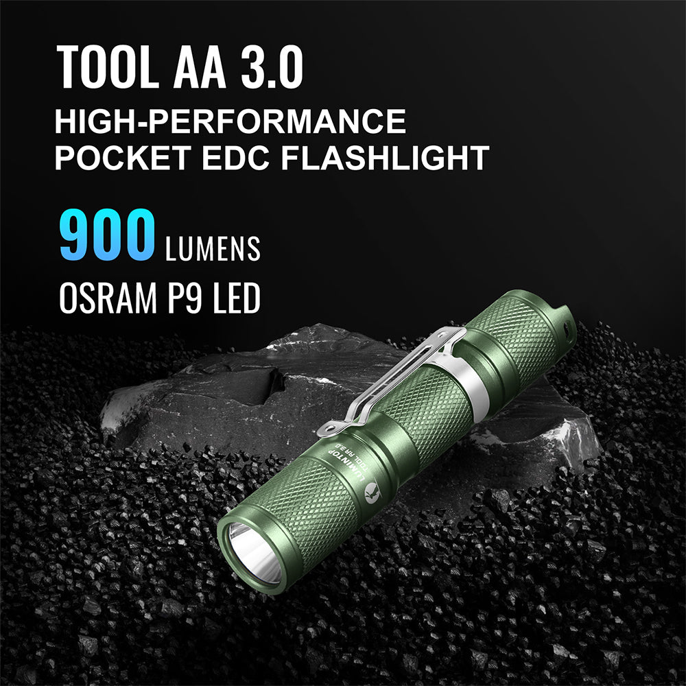 Lumintop Tool AA 3.0 900 Lumens 14500 EDC Flashlight